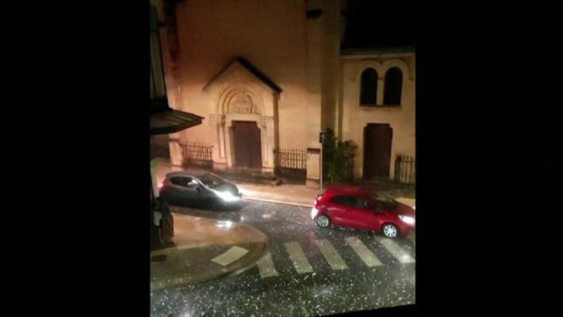 Imagen de las fuertes tormentas que han azotado Francia.