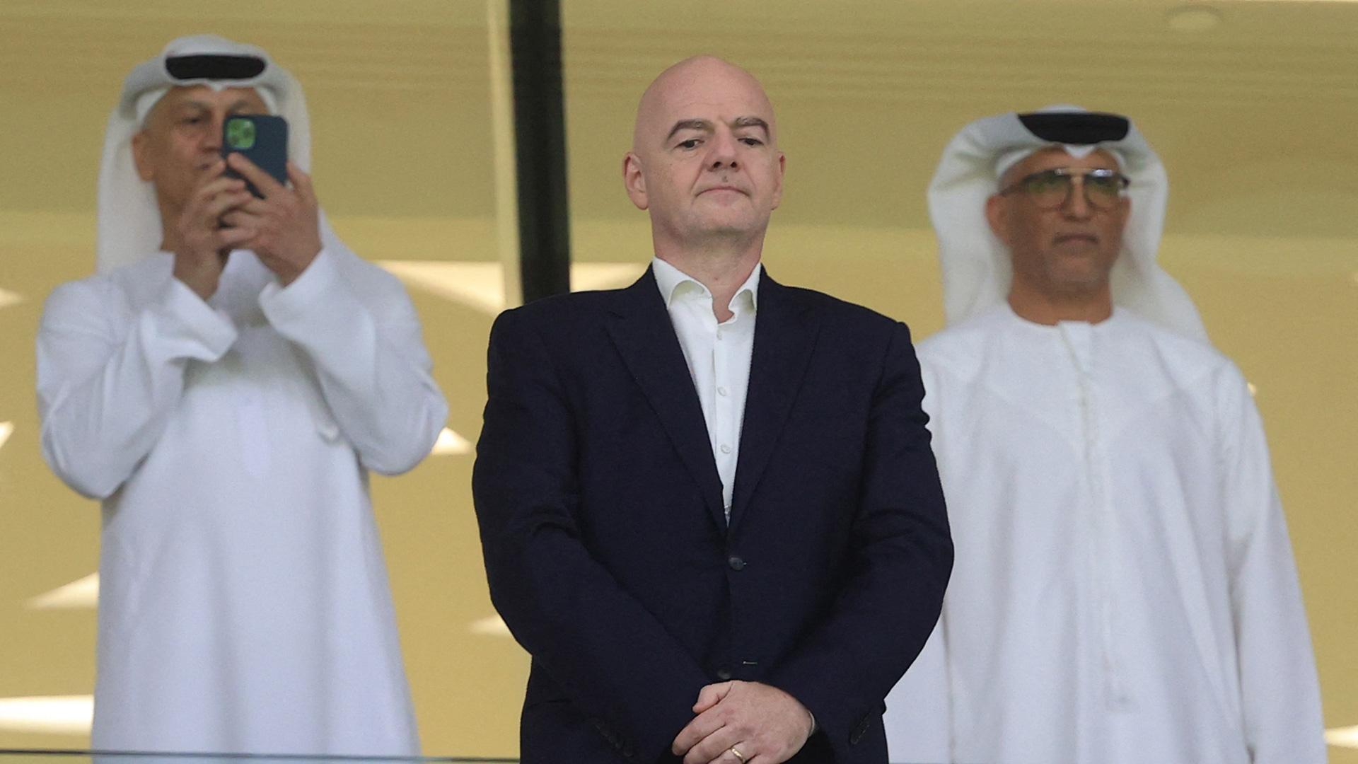 Gianni Infantino, presidente de la FIFA en Catar