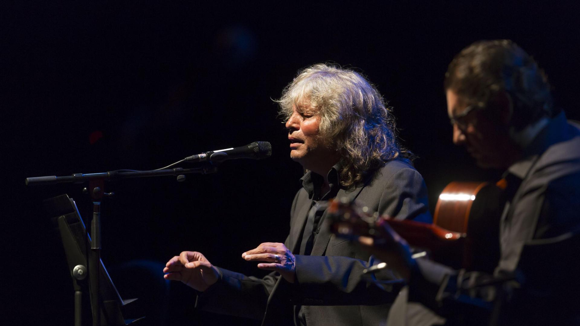 José Mercé en otro concierto en Baluarte.