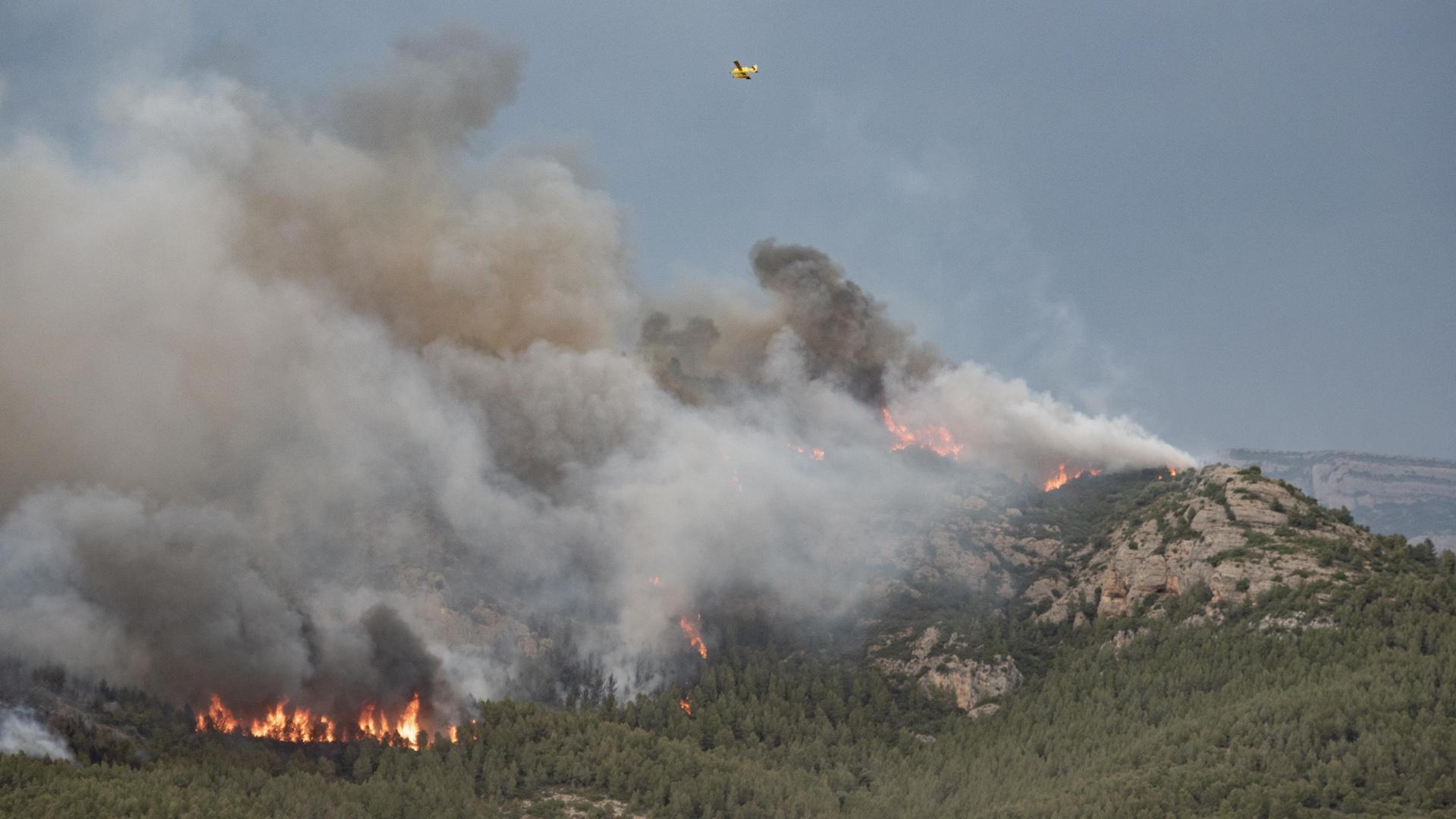 Incendio en Artesa de Segre