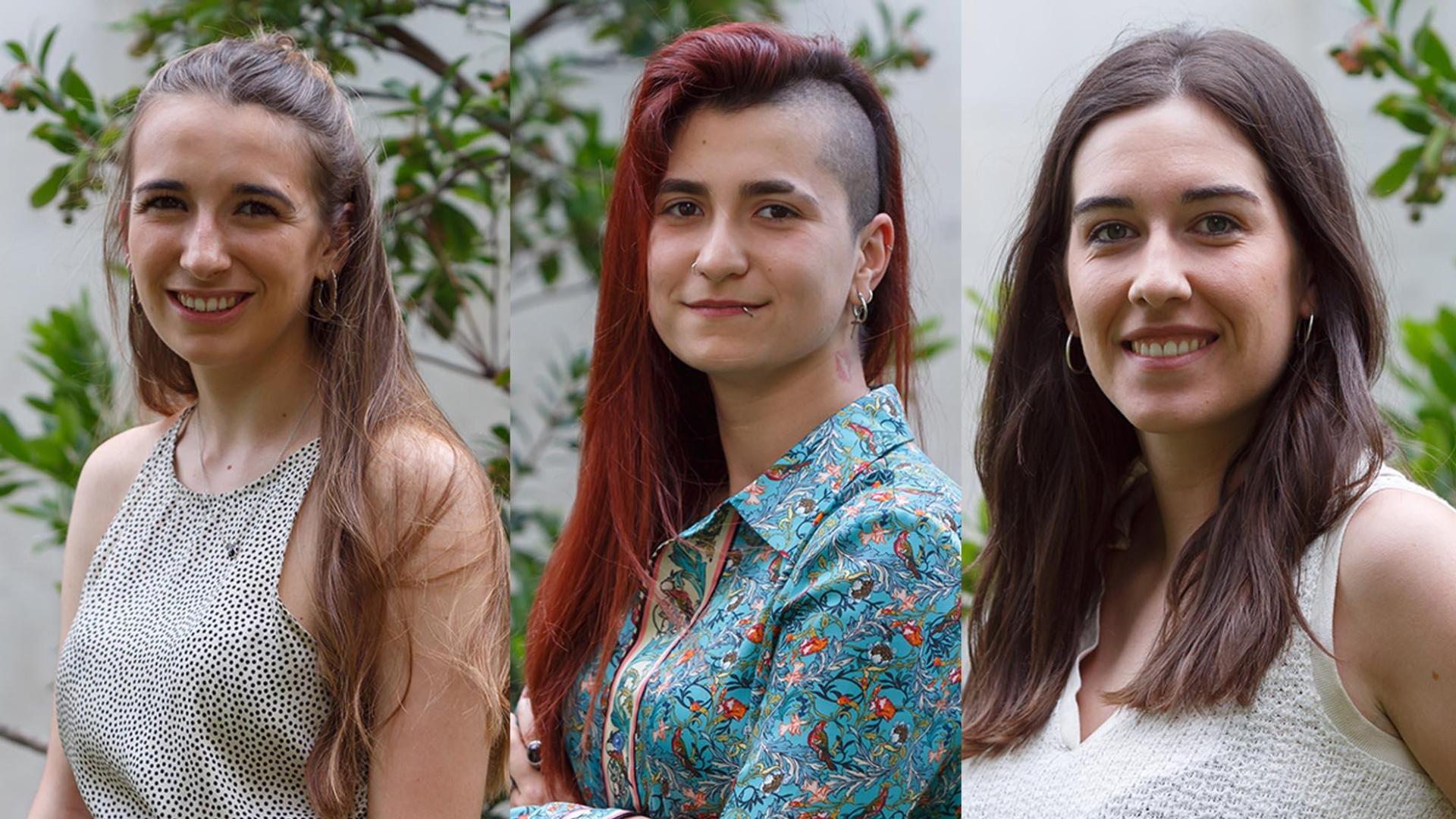 Nuria Villanueva Arguiñano, Laura Ciriza Vera y Marina Beaumont Miqueleiz