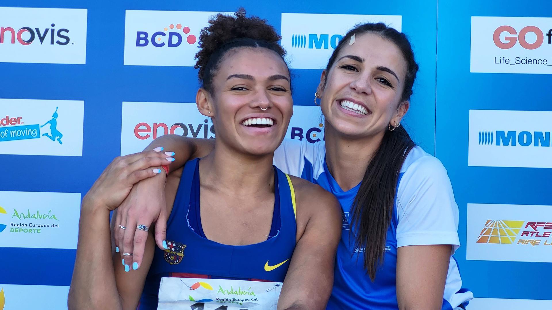 Jaël Bestué y Maribel Pérez batieron récords en 100 m