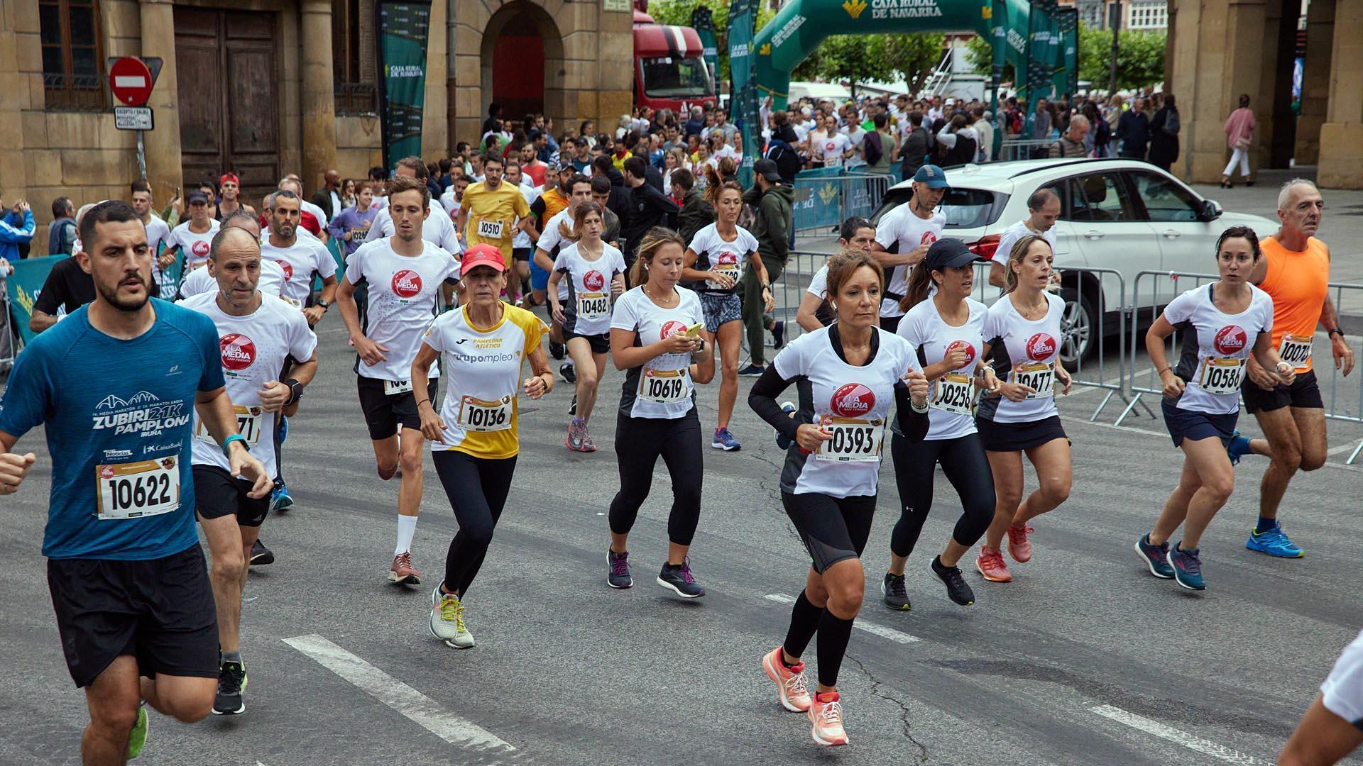 Fotos de la Media San Fermín 2022