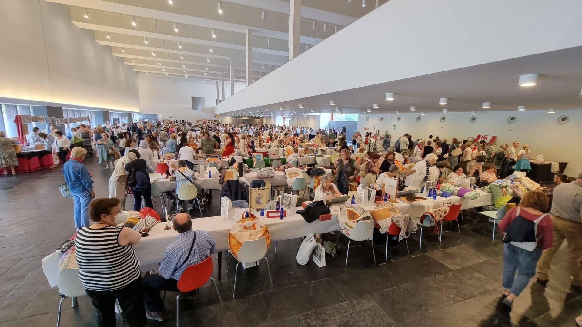 Novena feria de encaje de bolillos en Baluarte