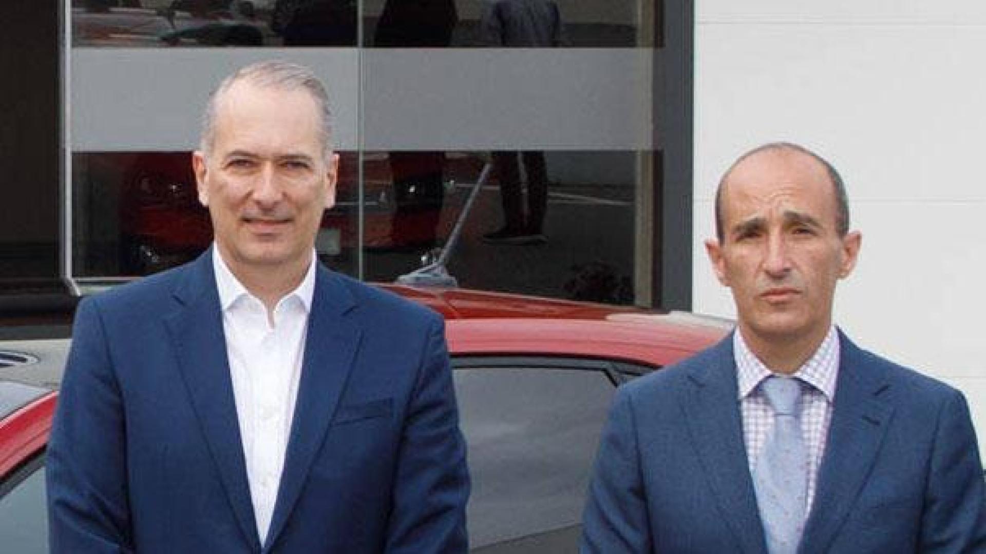 Markus Haupt y Miguel Ángel Grijalba, en una imagen reciente