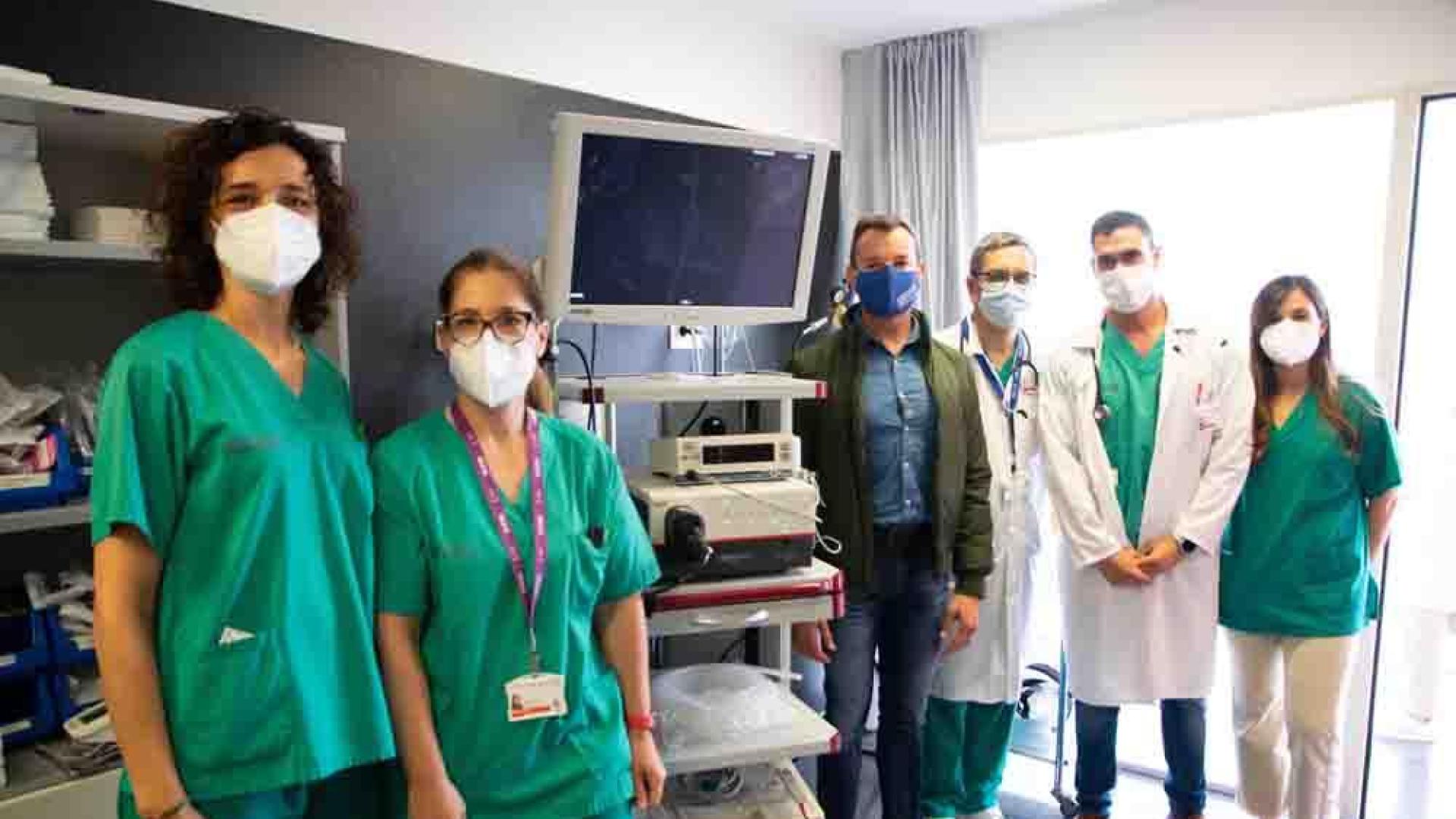 Parte del equipo que ha participado en la investigación, en el Hospital General de Elche