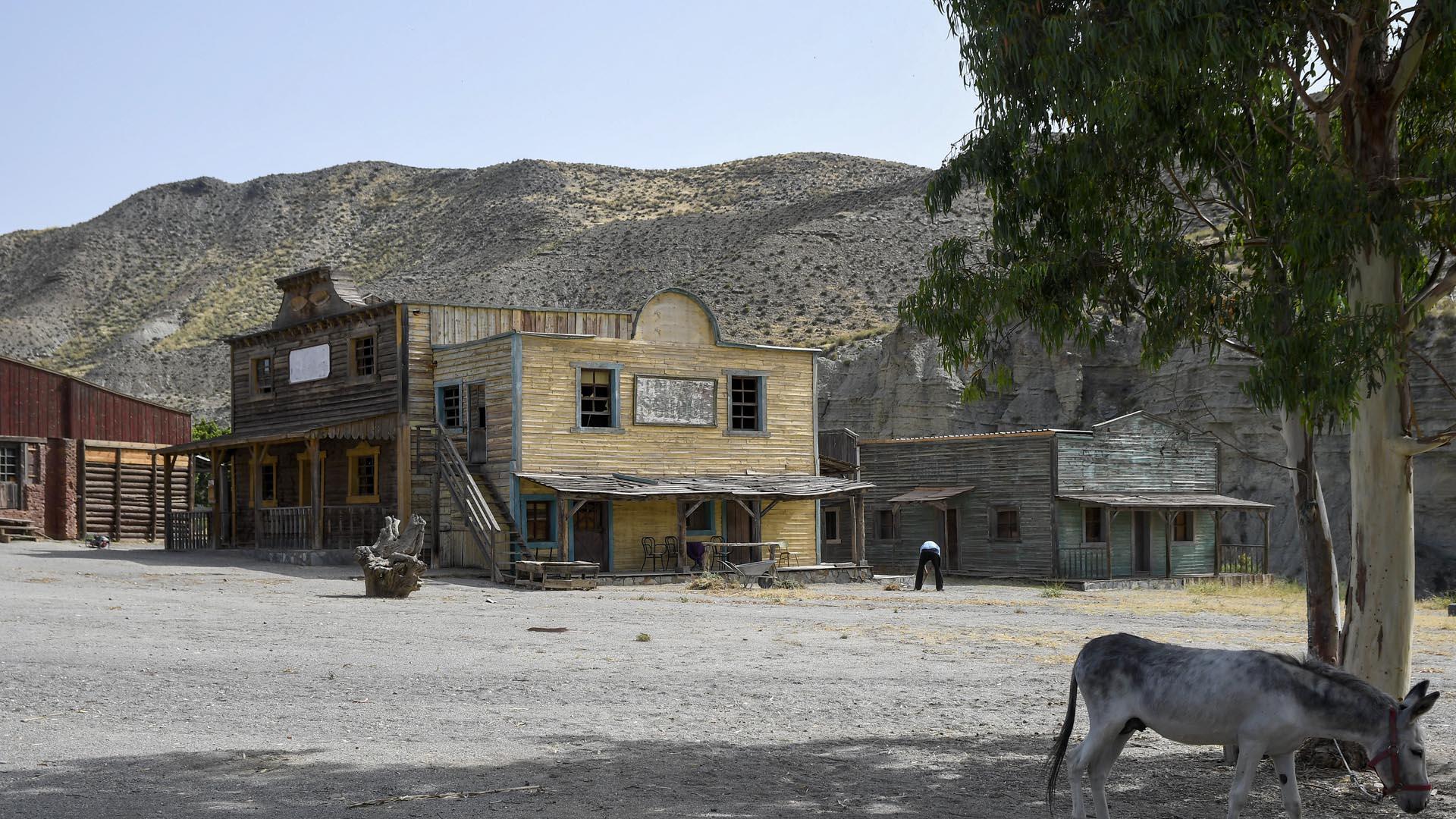 Imagen del poblado del oeste 'Western Leone', en Tabernas (Almería)