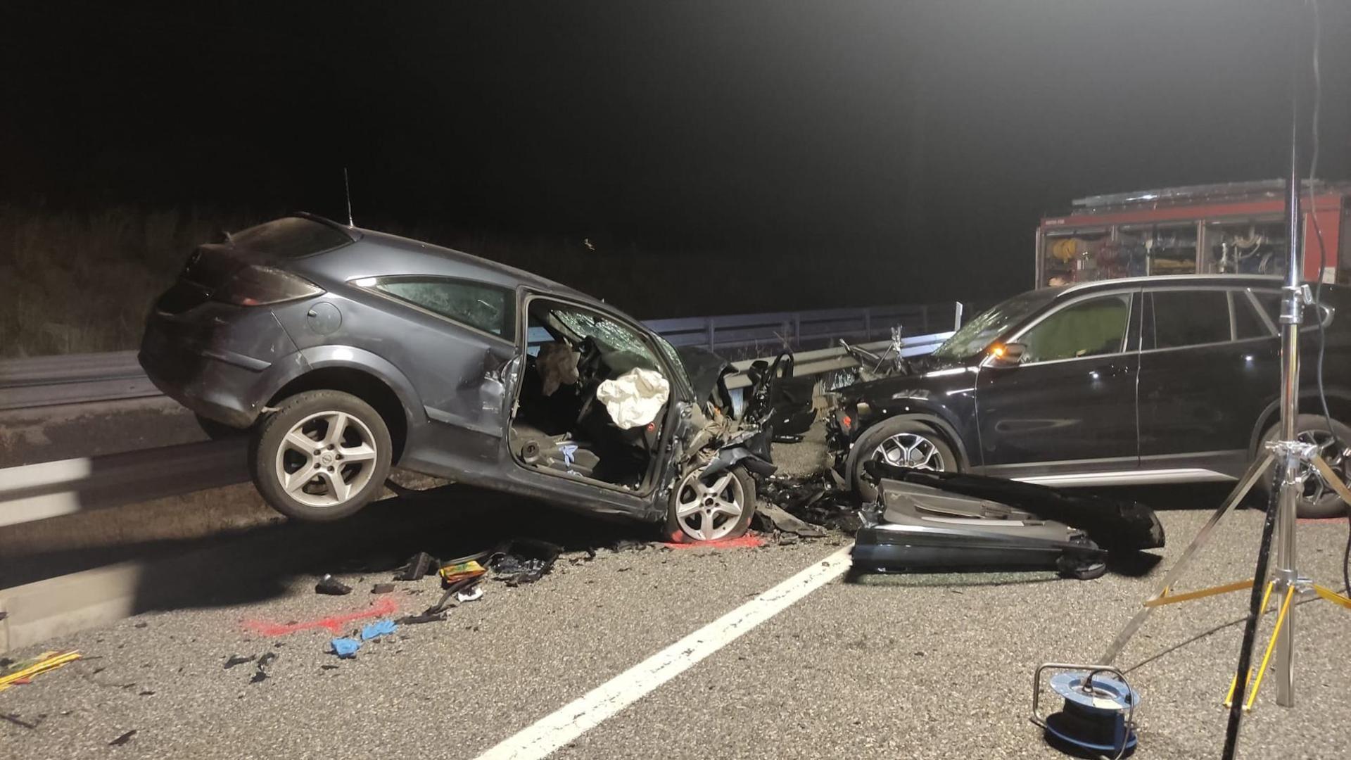 Estado en el que han quedado los coches siniestrados