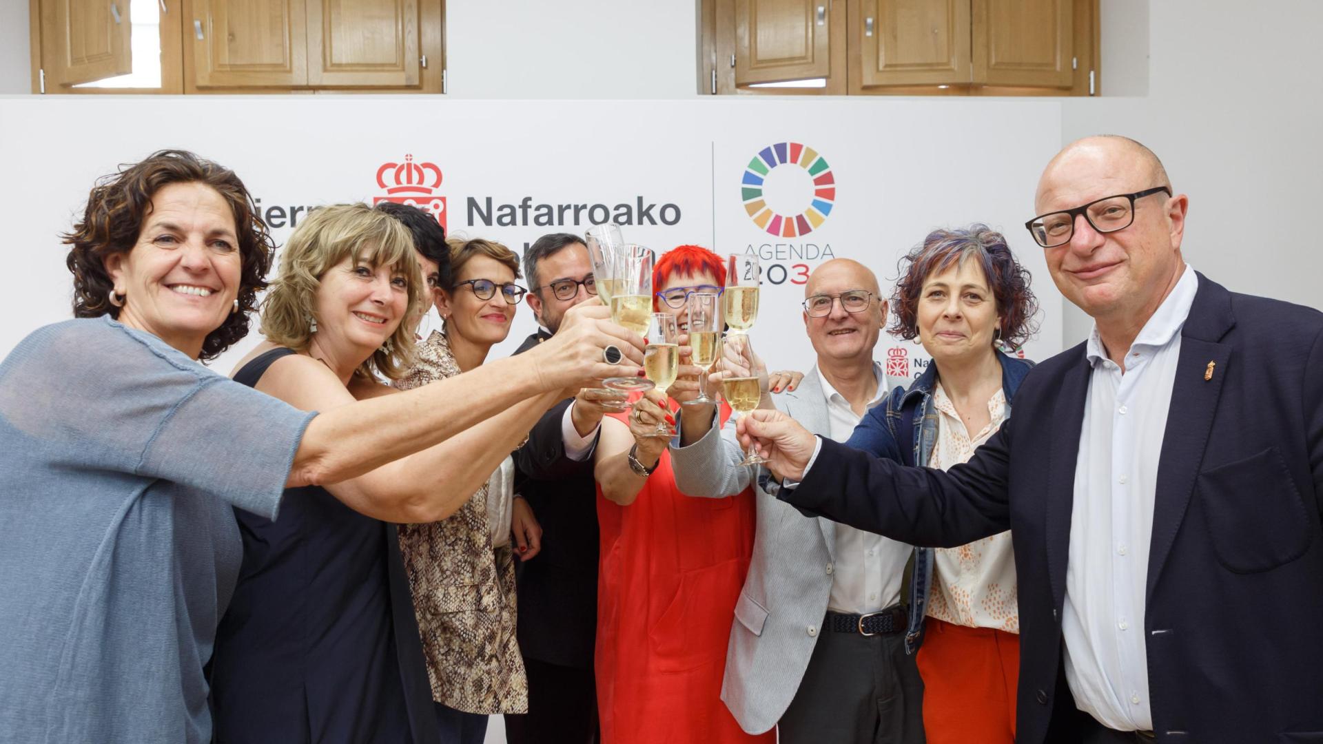 Brindis de la Presidenda Chivite con motivo de las fiestas de San Fermín