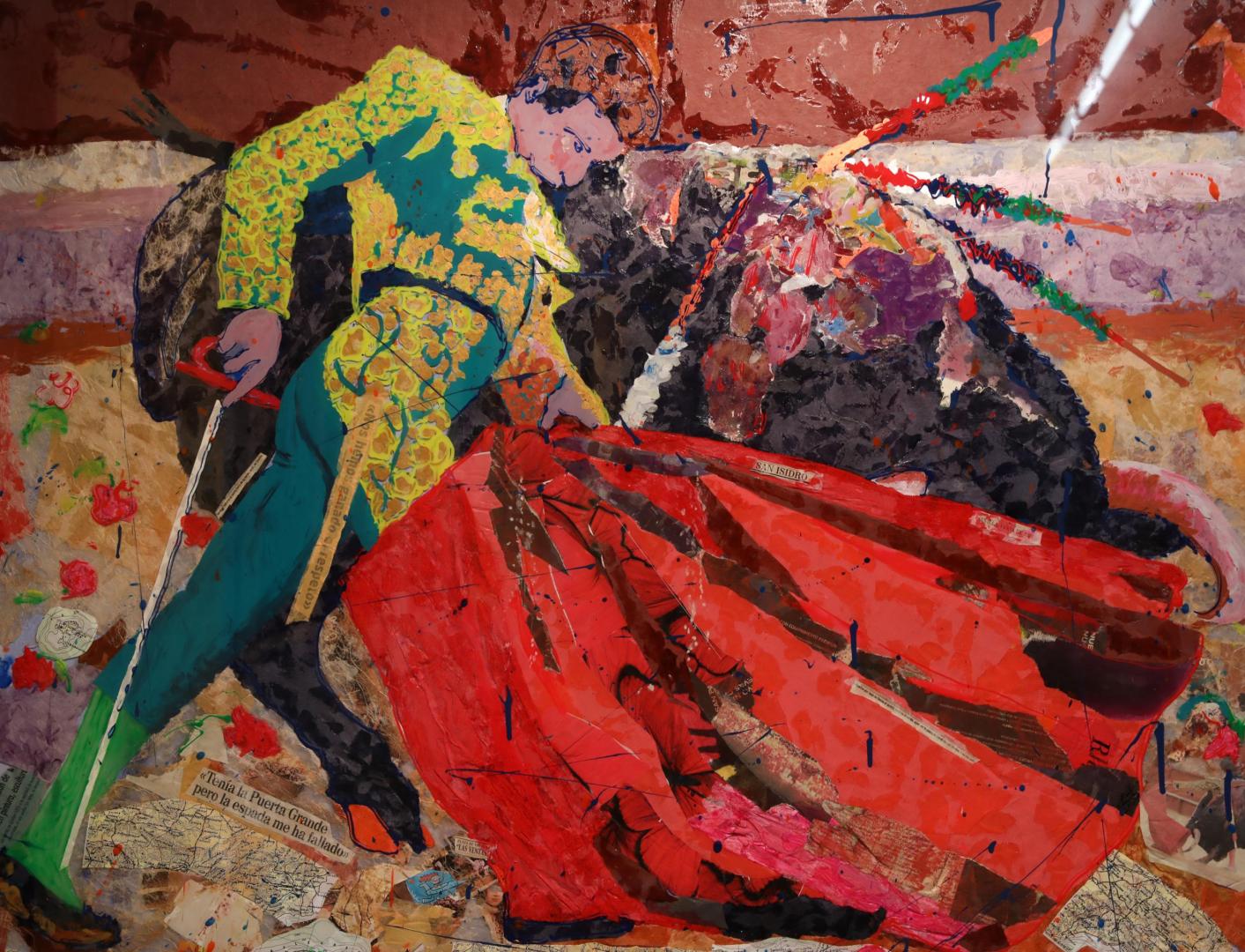 Obra titulada "Fuerza y valor II", de la artista Pilar Sagarra