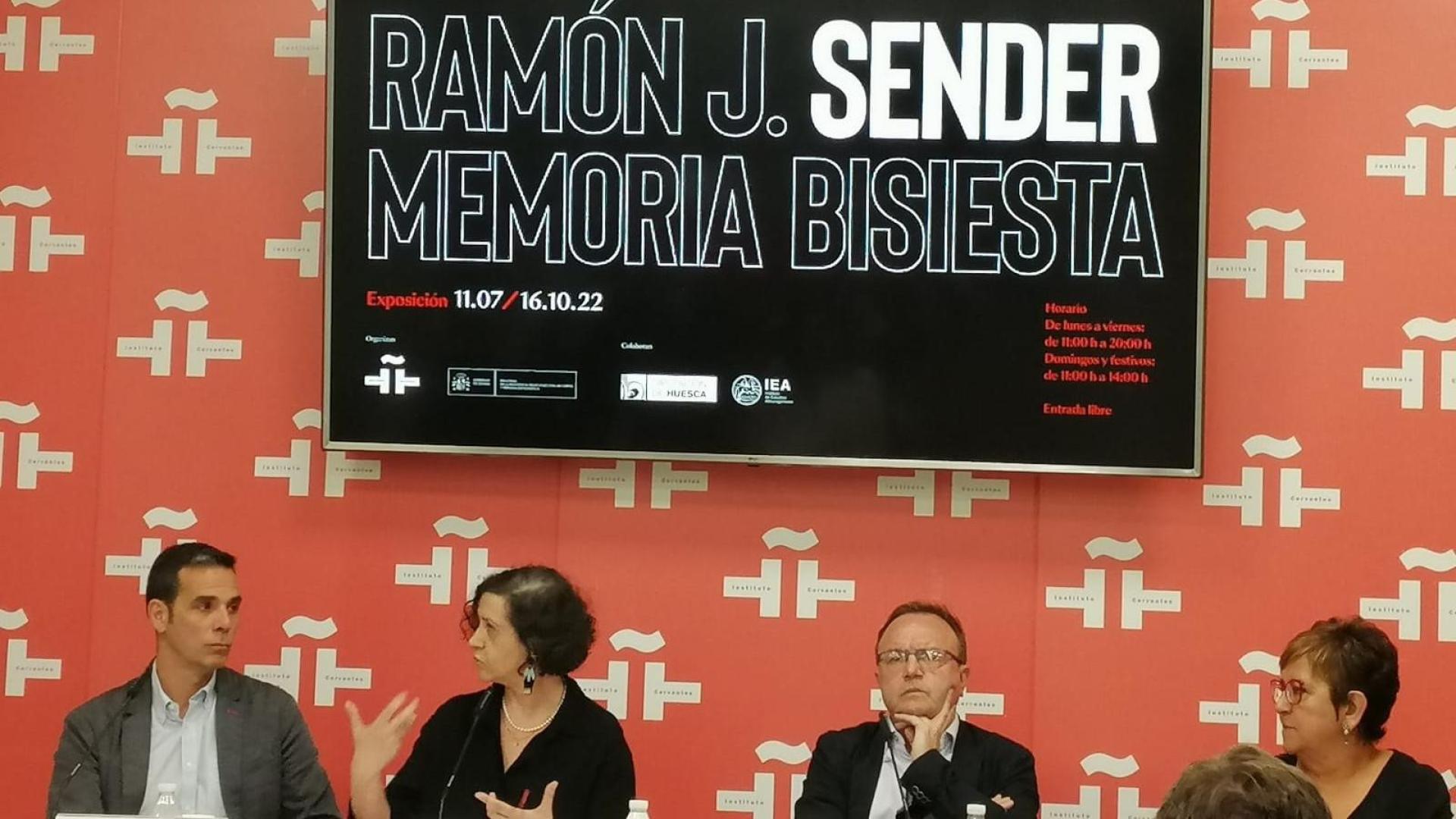 La exposición 'Ramón J. Sender. Memoria bisiesta' se podrá visitar hasta el 16 de octubre