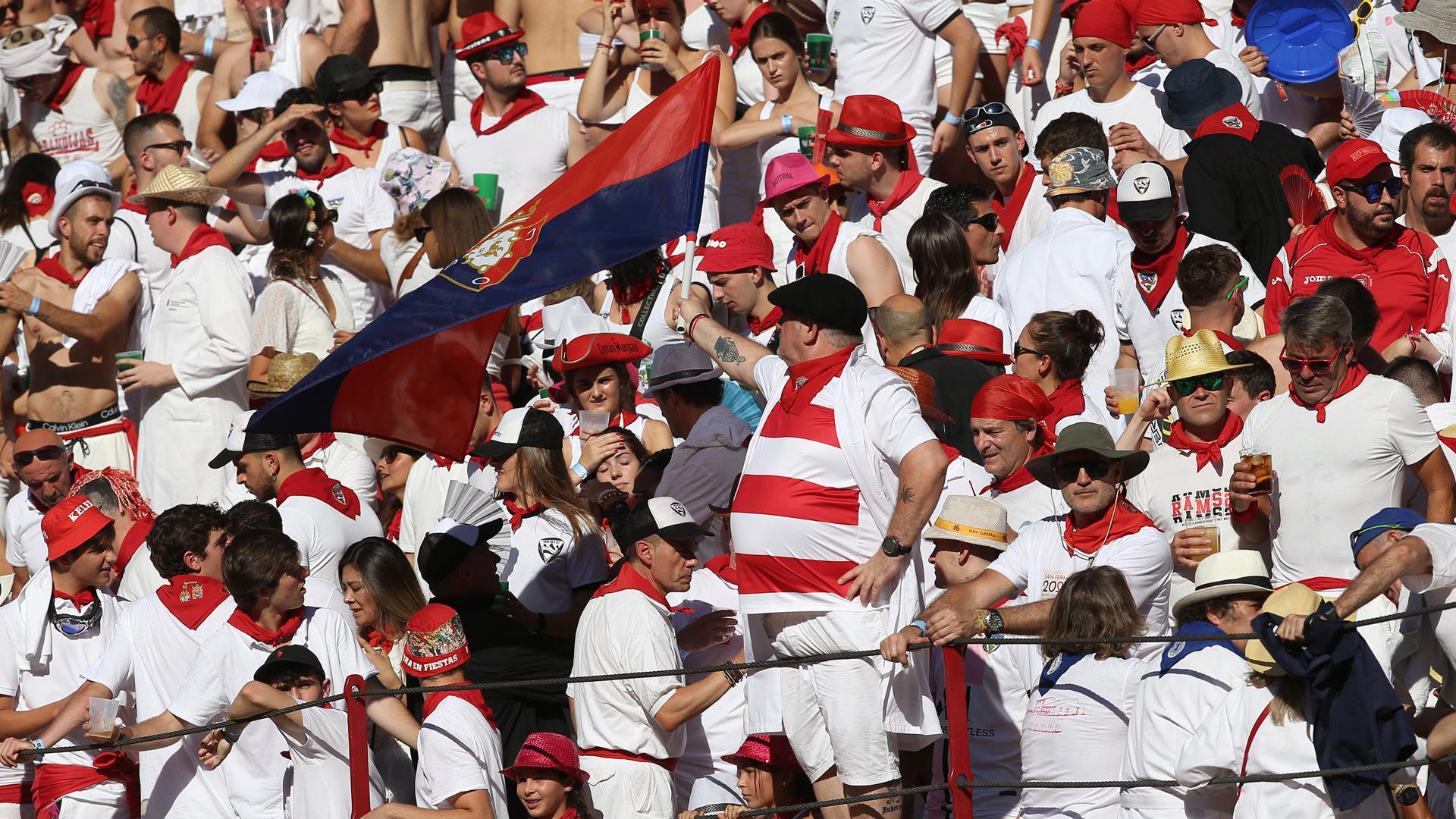 Ambiente en la plaza de toros, el domingo 10 de julio