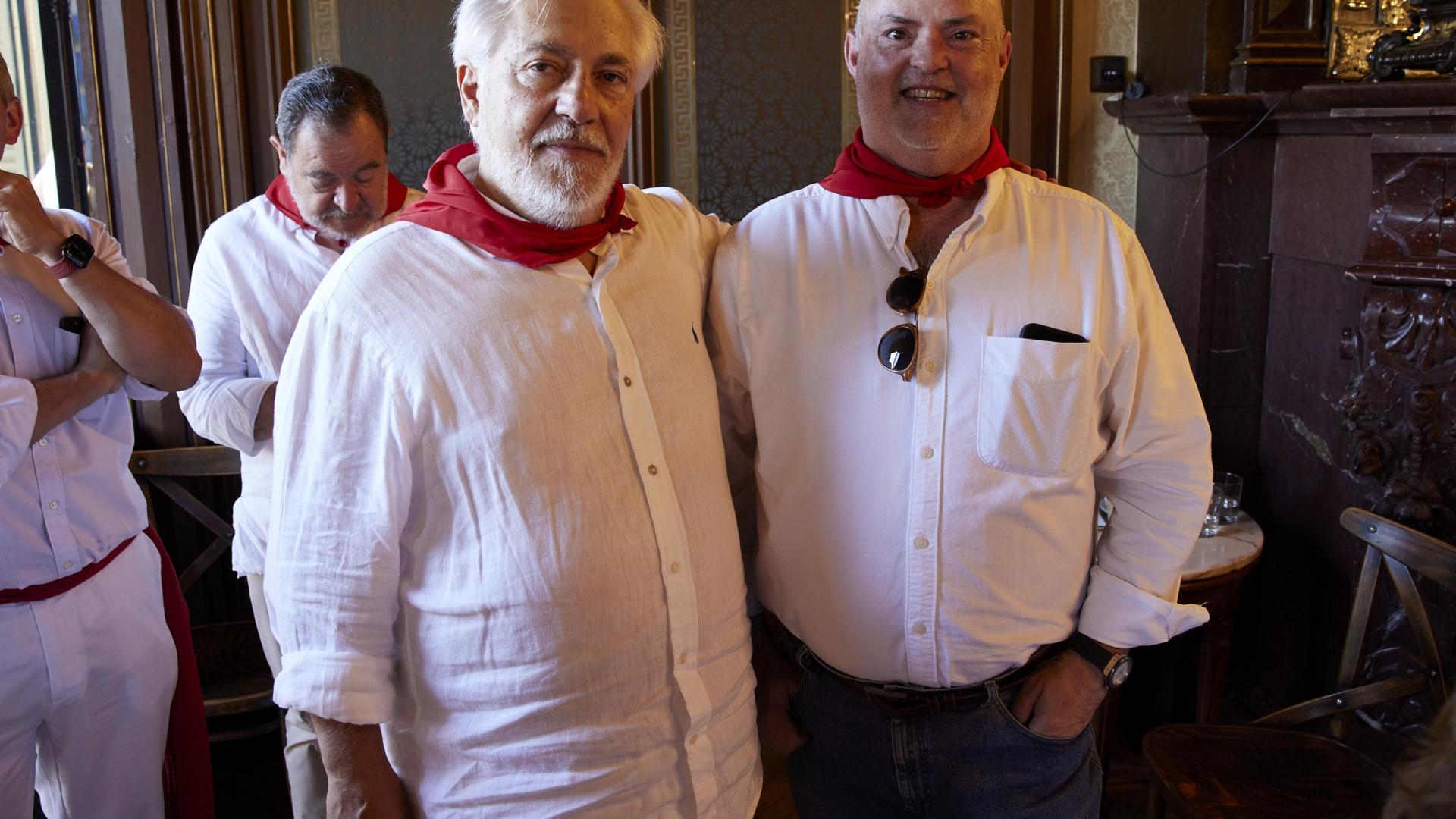El navarro Julio Ariza Irigoyen y el directivo Alberto de Rosa (Centene Corporación)