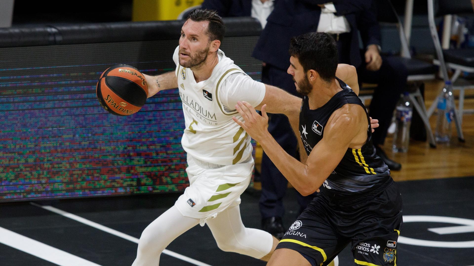 Rudy Fernández, en un partido con el Real Madrid