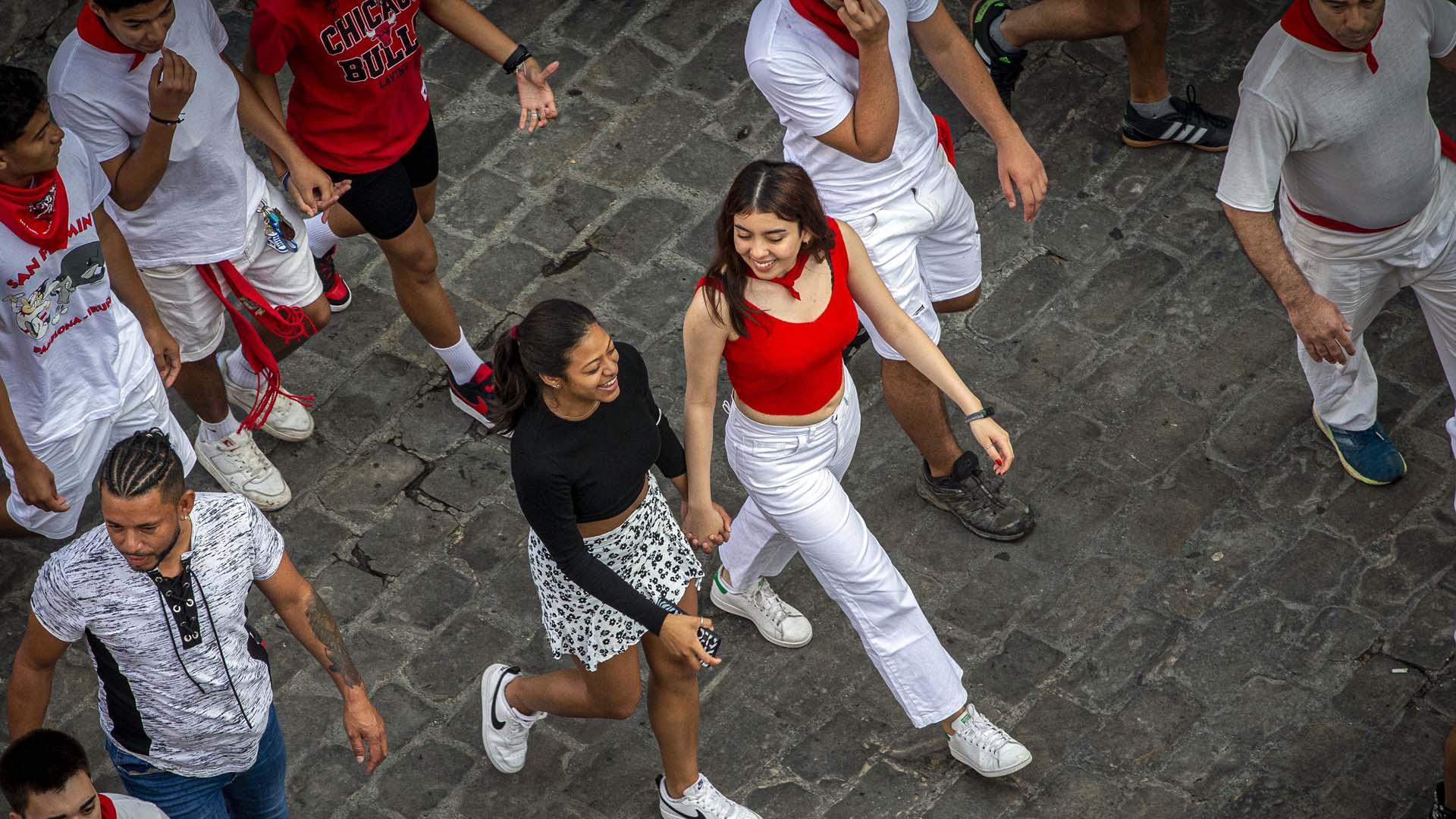 Fotos del octavo encierro de San Fermín