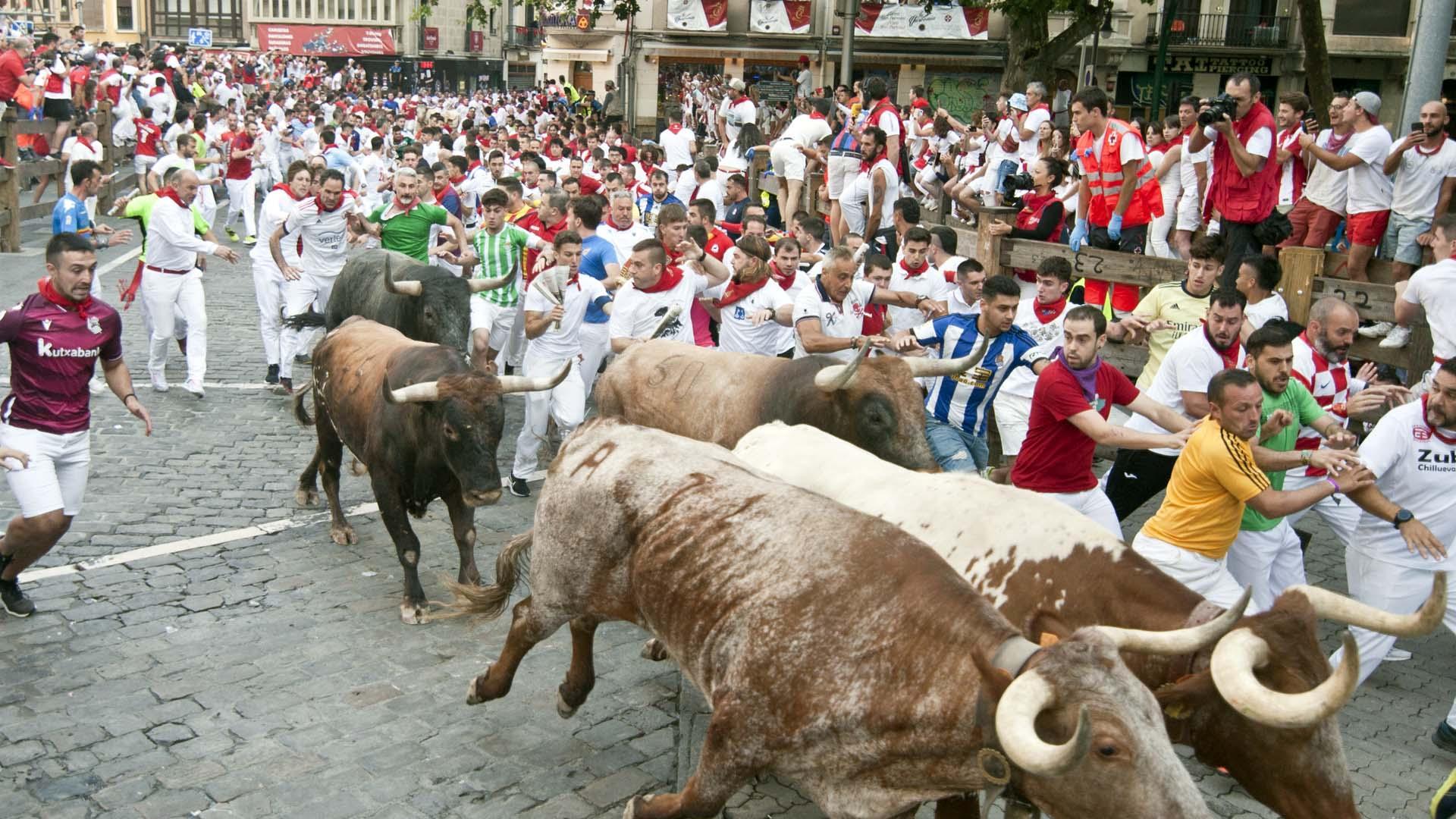Fotos del octavo encierro de San Fermín