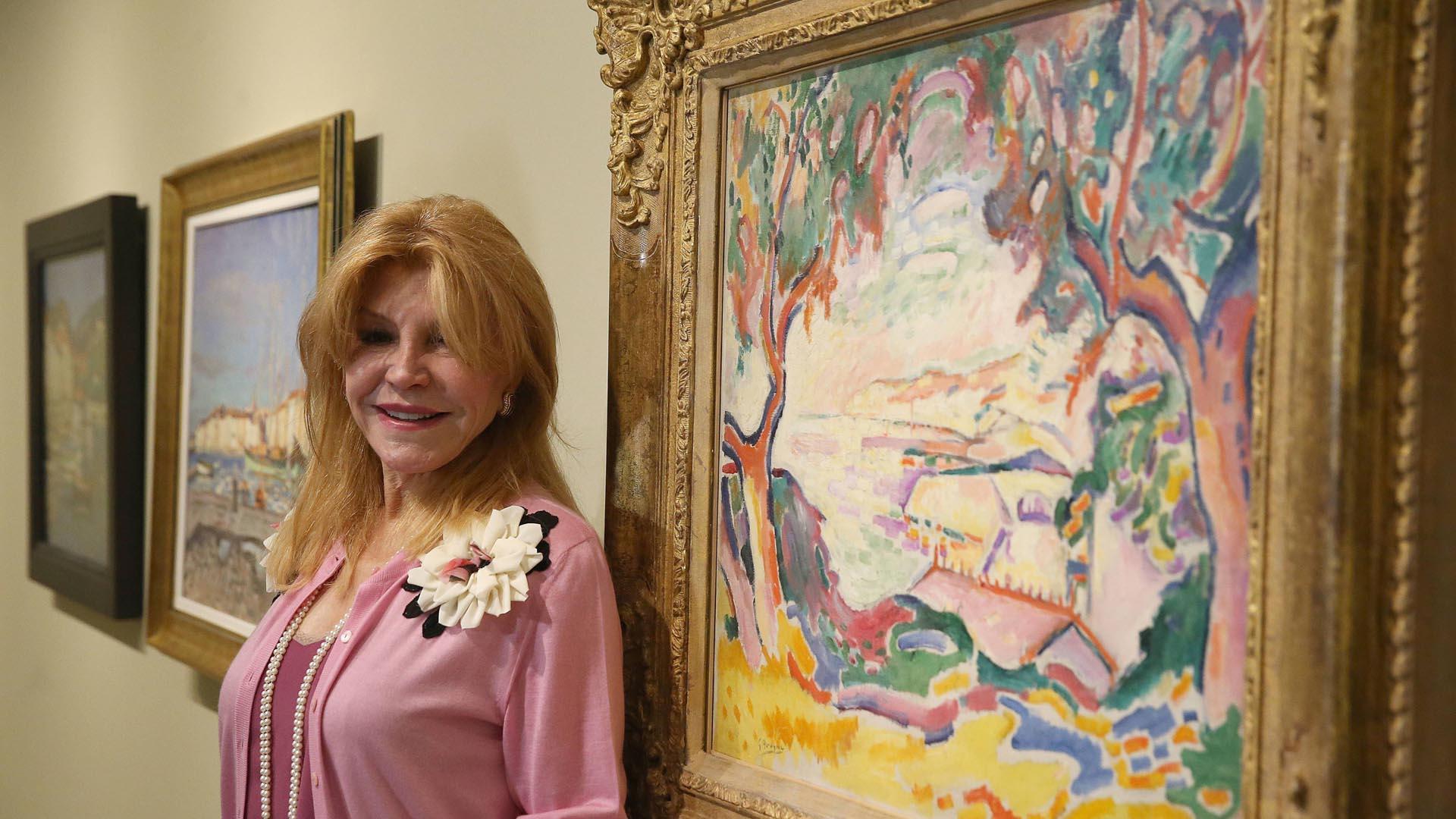 Carmen Cervera, la baronesa Thyssen, posa con uno de sus cuadros
KEYWORDS: museo thyssen fotos salvador salas
museo thyssen fotos salvador salas