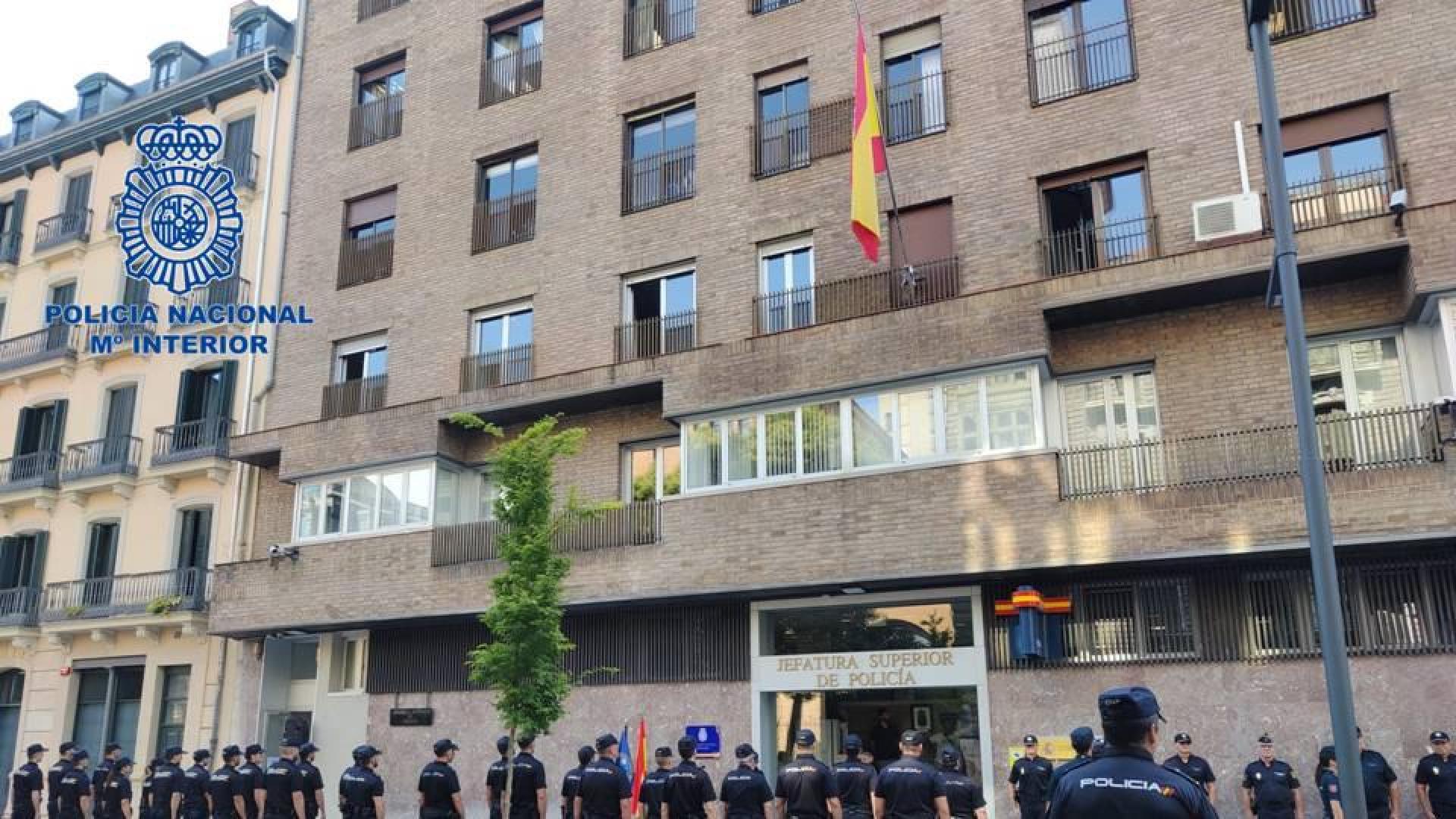 Nuevos agentes de la Policía Nacional destinados en Pamplona