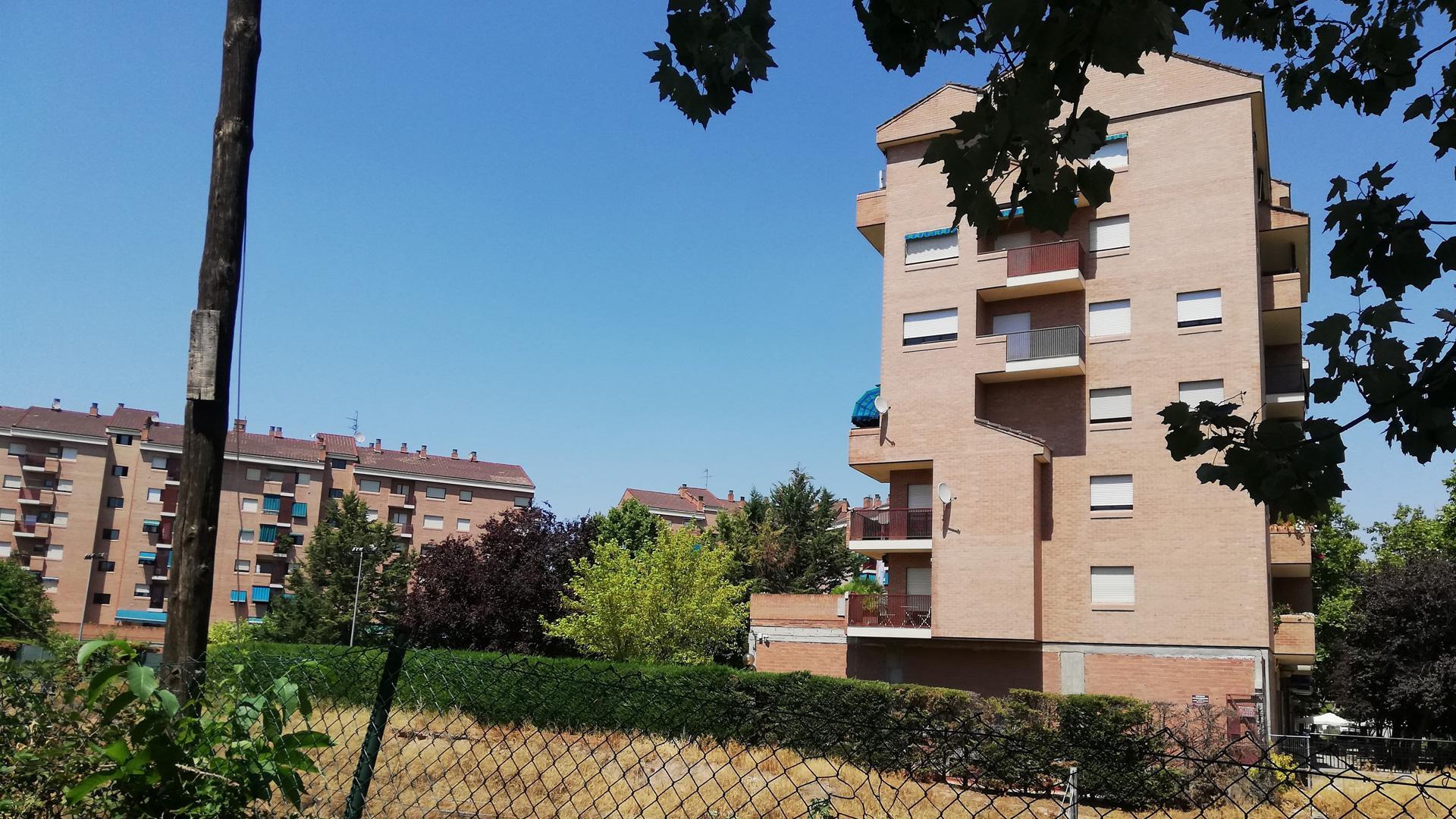 Vista de la urbanización privada en la que ha ocurrido el suceso en Logroño