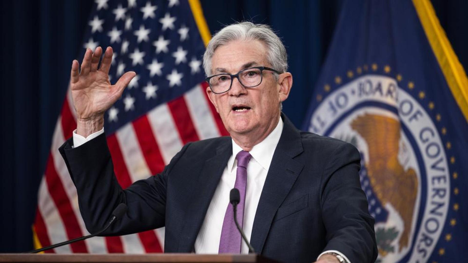 Jerome Powell, presidente de la Reserva Federal estadounidense