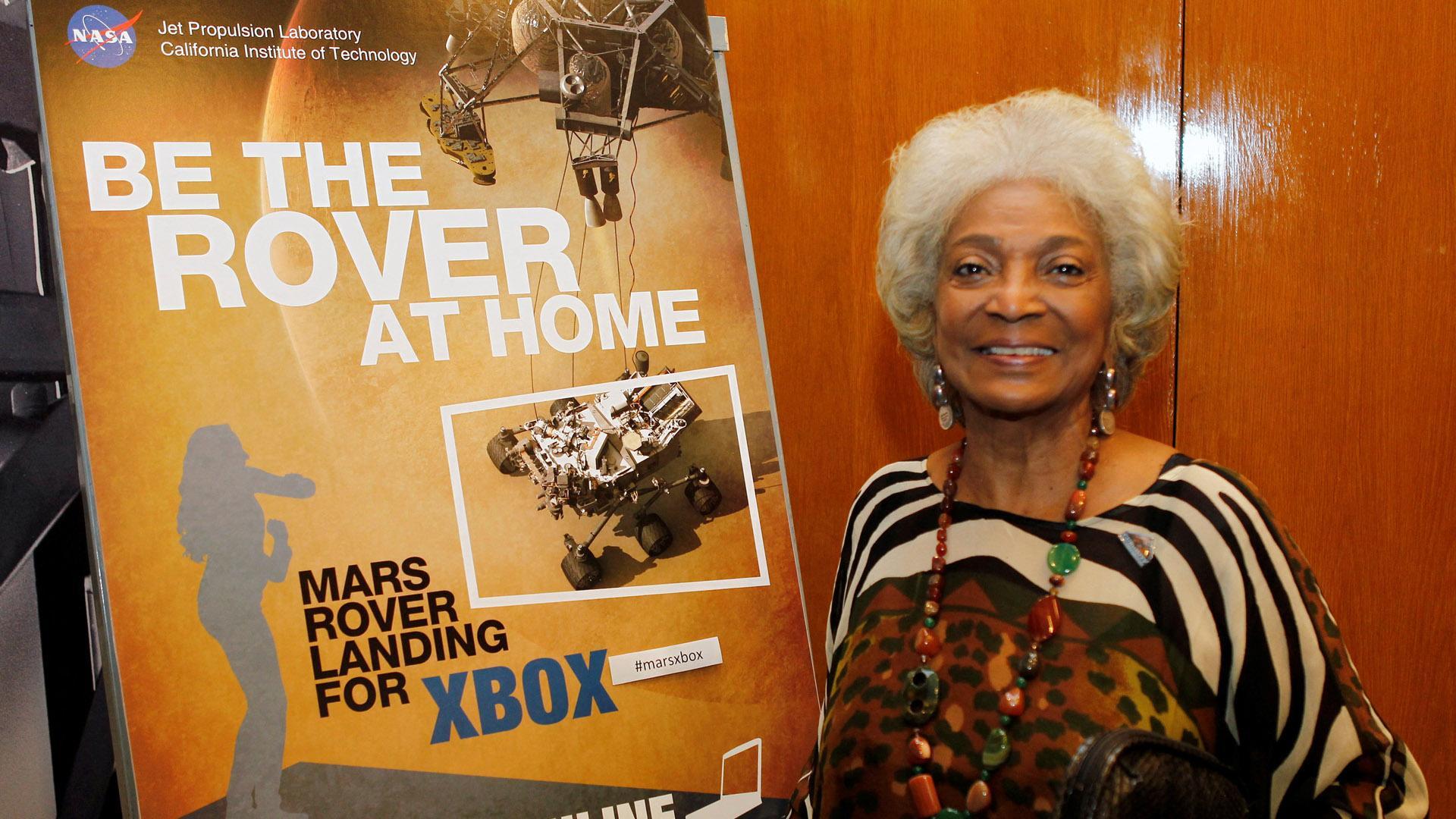 La actriz Nichelle Nichols