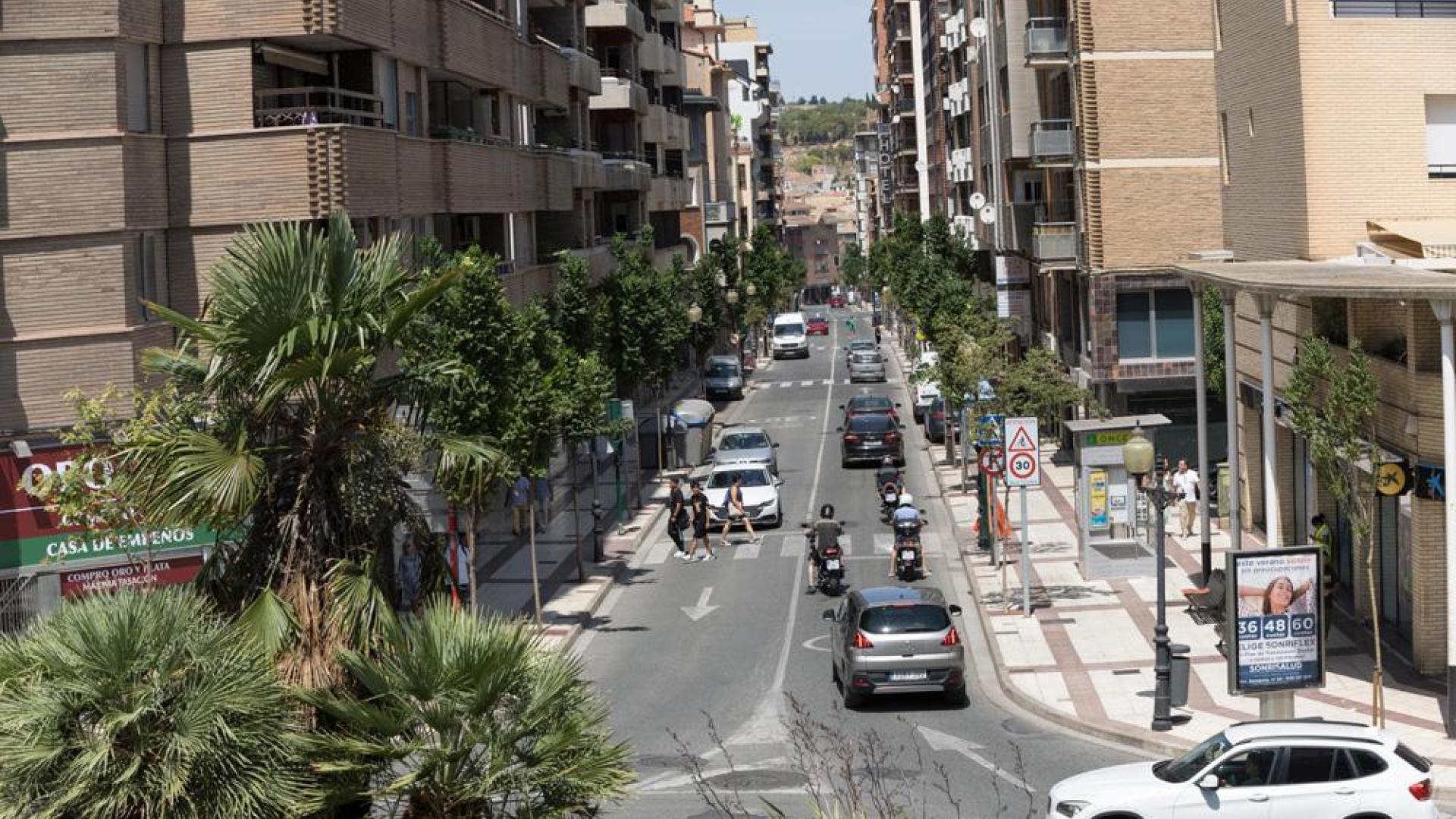 El tramo de la avenida de Zaragoza que se cortará al tráfico