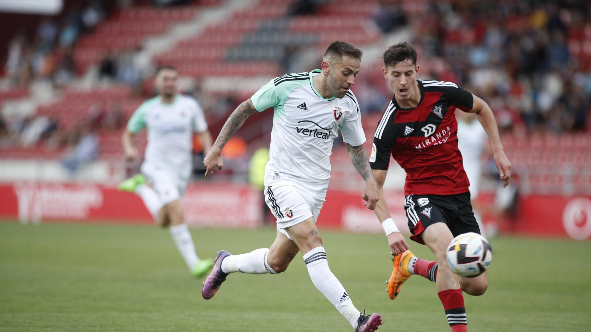 Rubén Peña contra el Mirandés