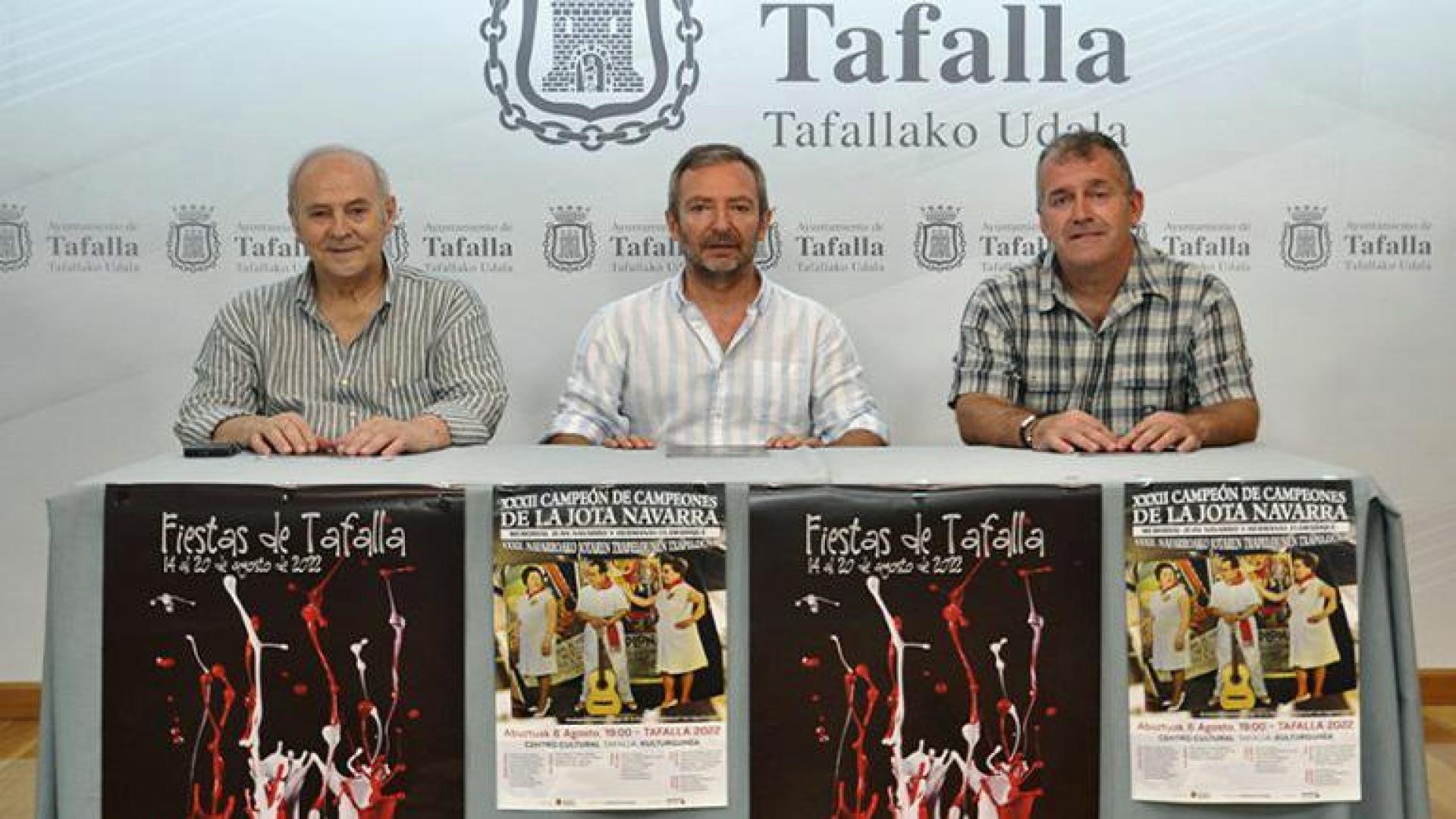 De izda a dcha.:Jacinto Goñi, Jesús Arrizubieta e Ignacio Moros