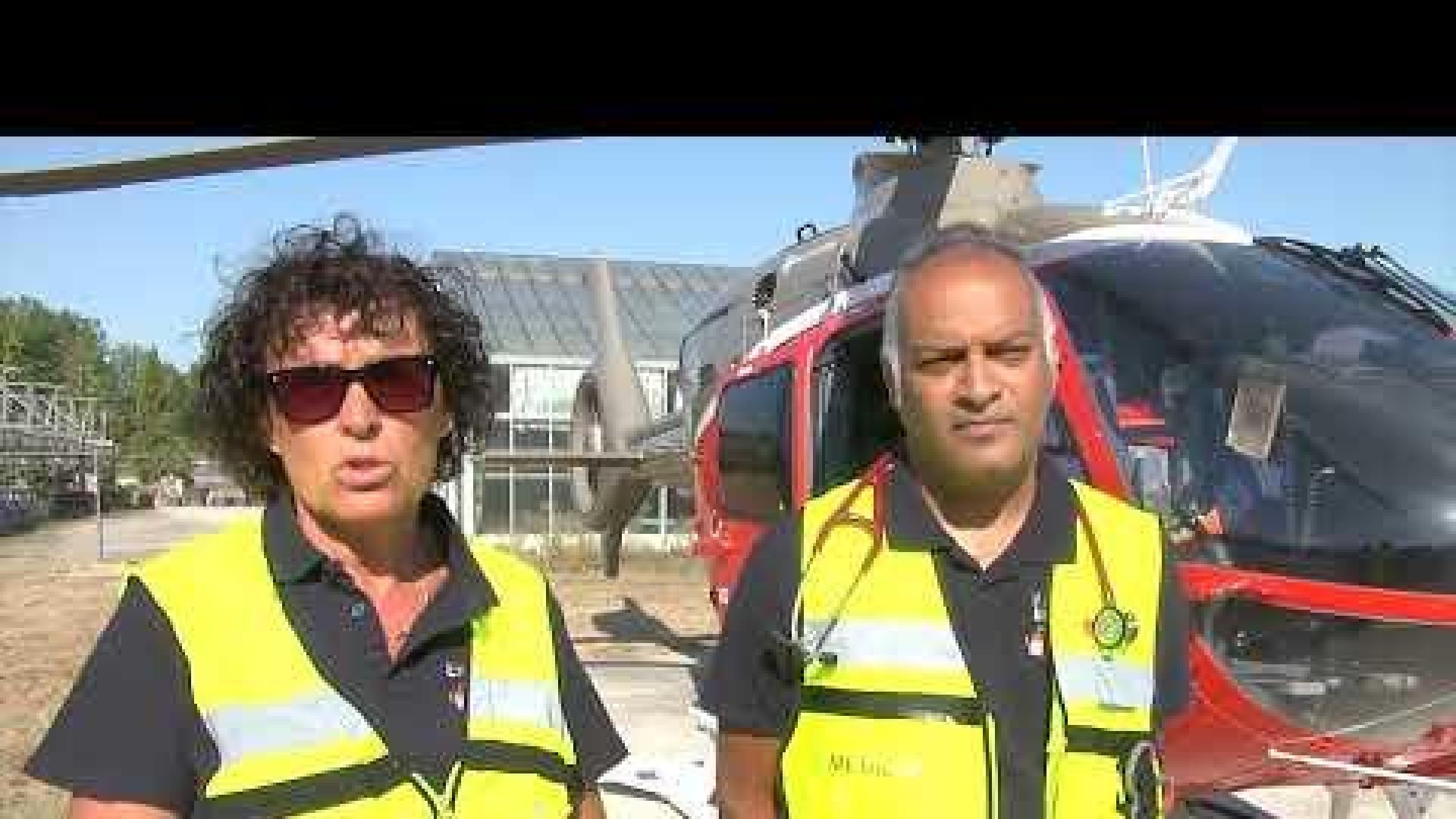 Vídeo con el servicio de helicóptero de Urgencias del SNS