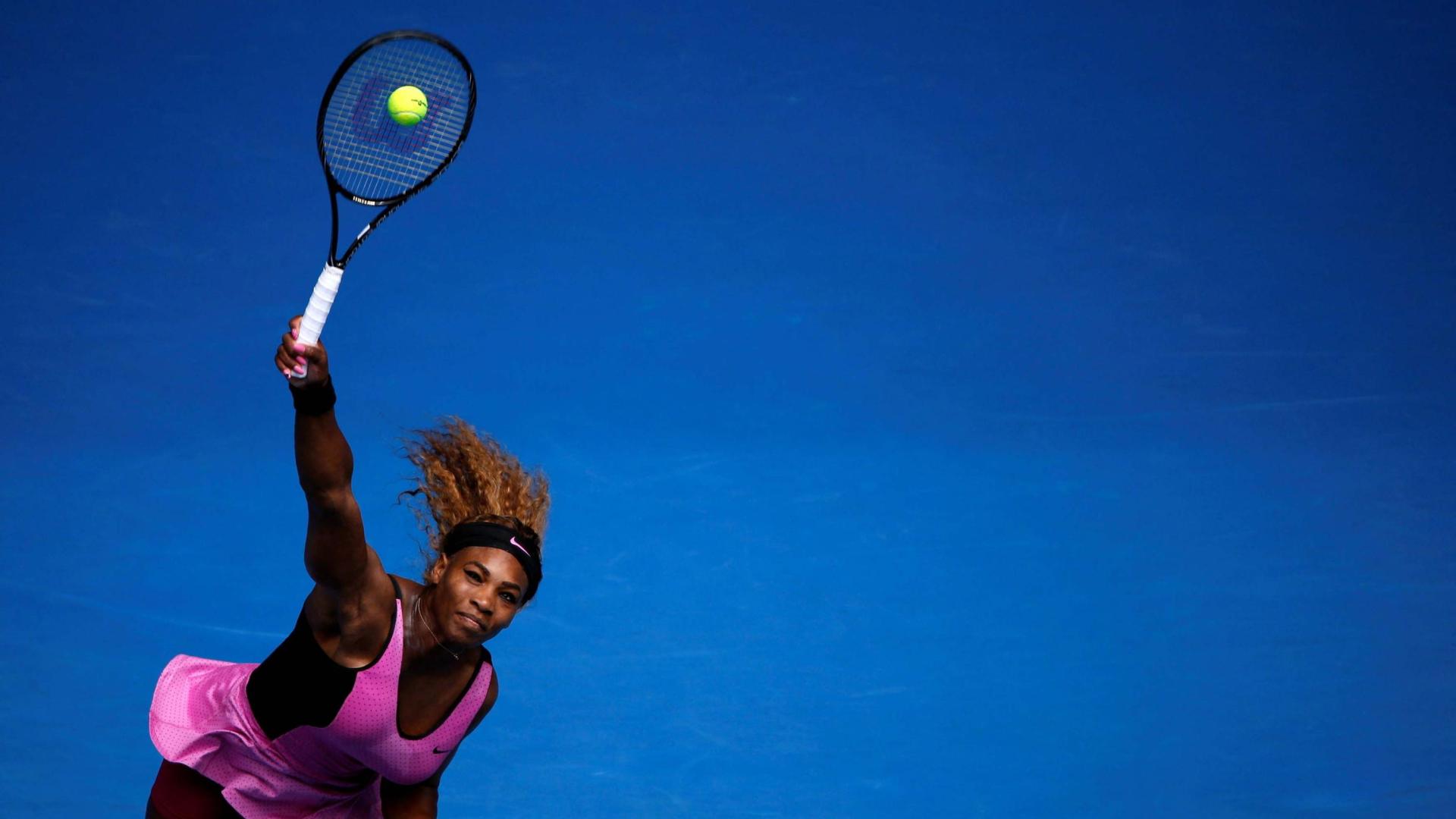 Serena Williams, durante un partido