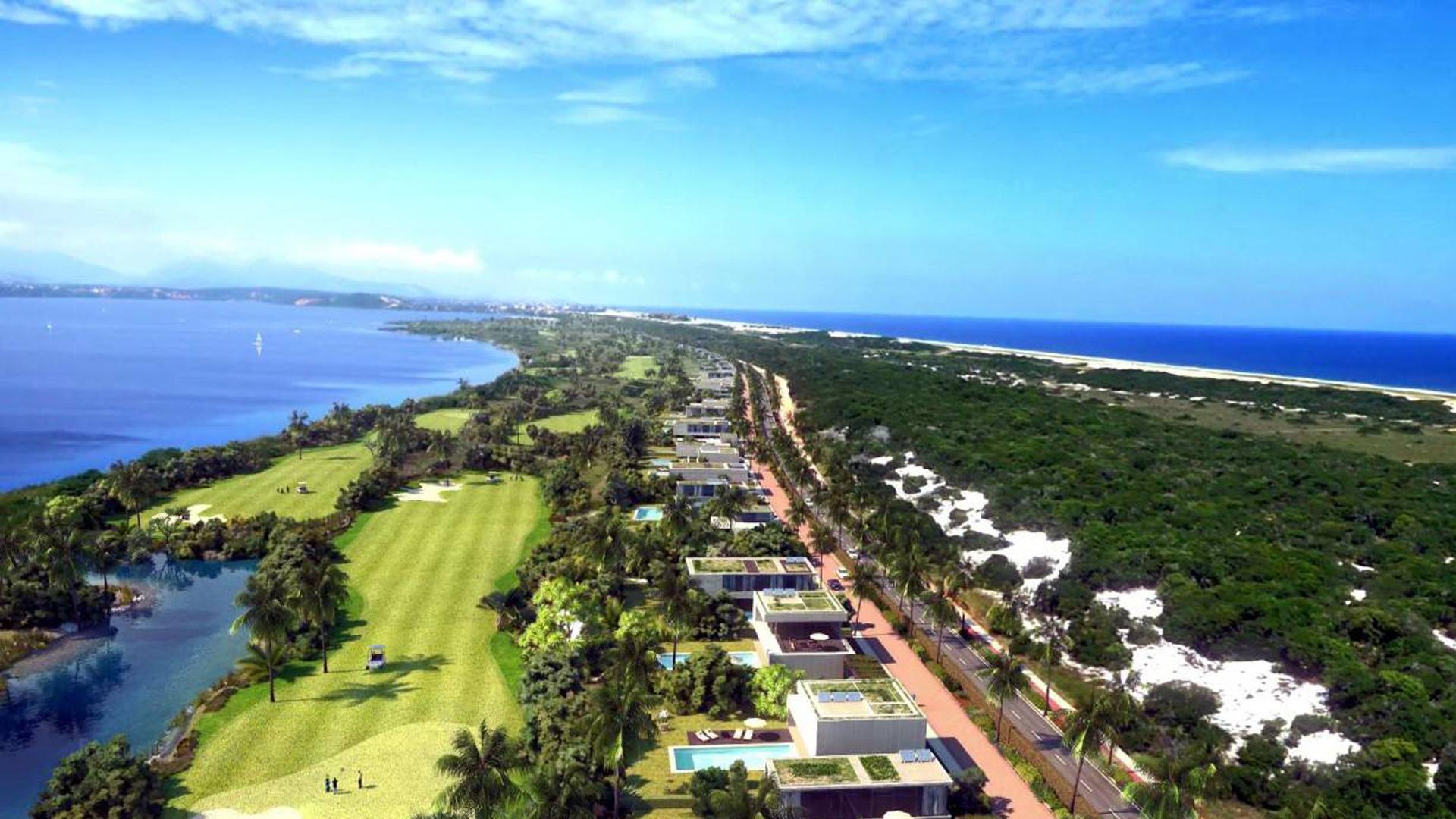 Recreación del complejo Maraey, que incluirá tres hoteles de 5 estrellas y más de 8.000 viviendas de lujo
