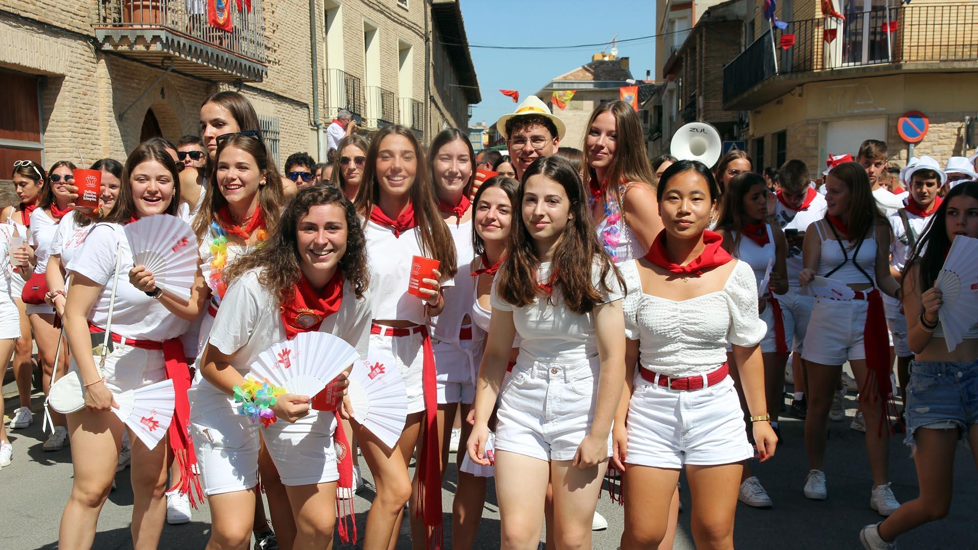 Cohete de inicio de las fiestas 2022 en Buñuel