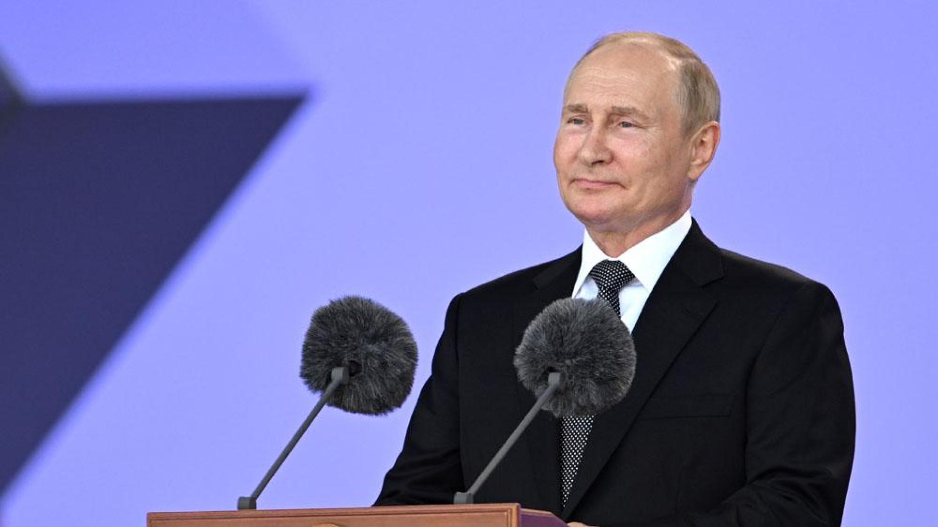Vladimir Putin, durante su comparecencia