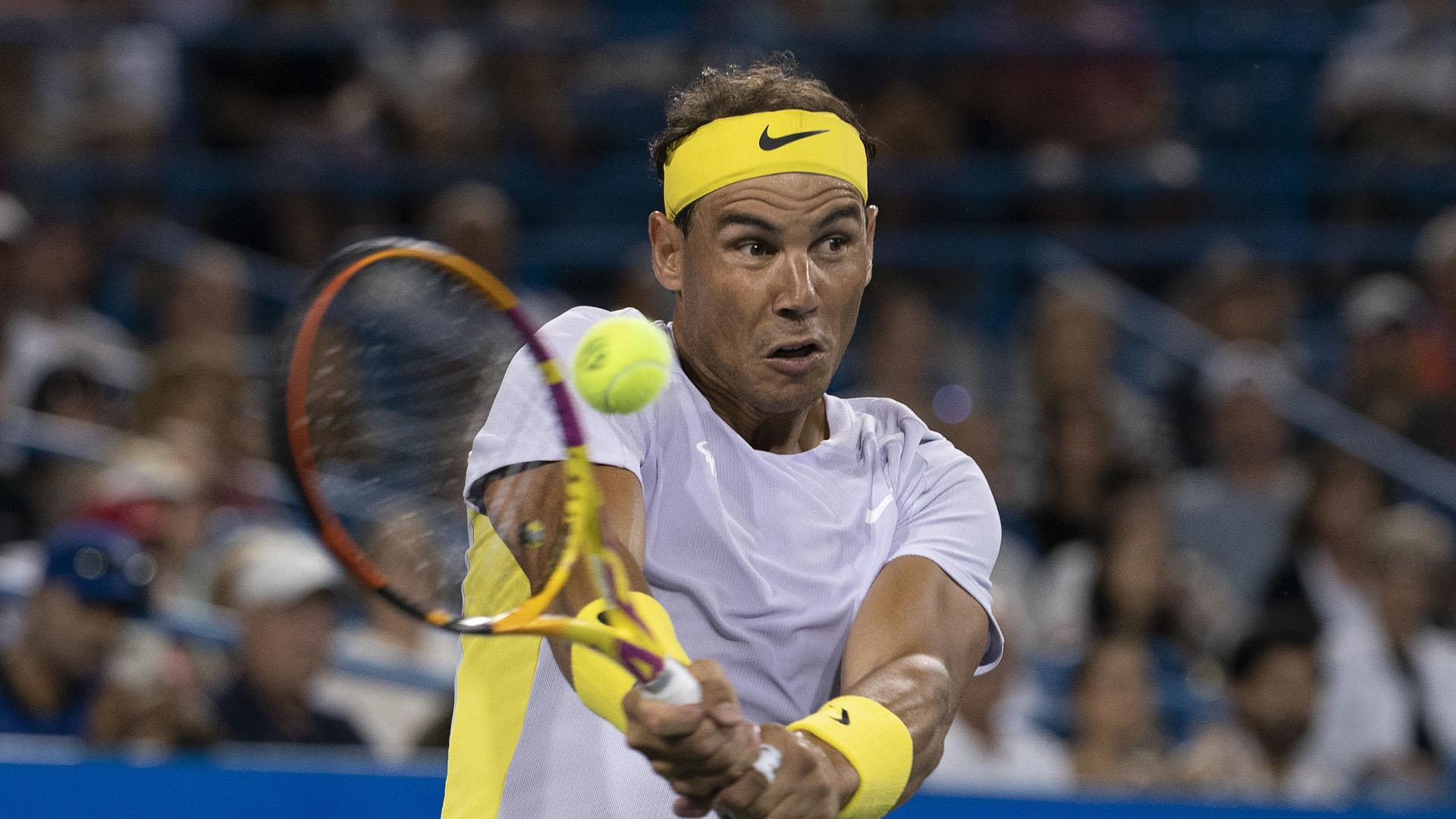 Nadal, en el partido ante Coric en Cincinnati