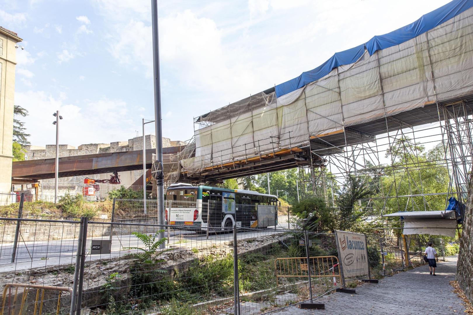 La pasarela estará lista para finales de septiembre
