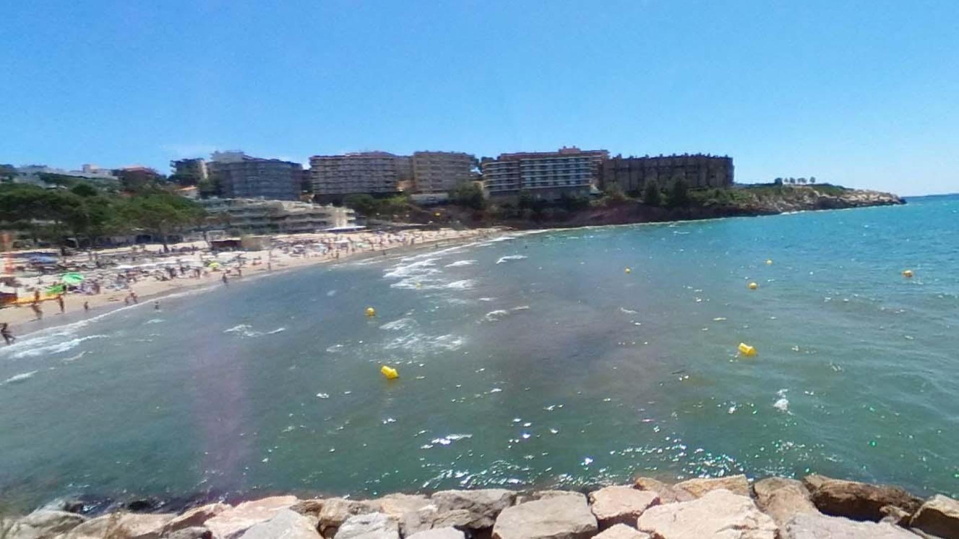 Vista de la playa Els Capellans de Salou