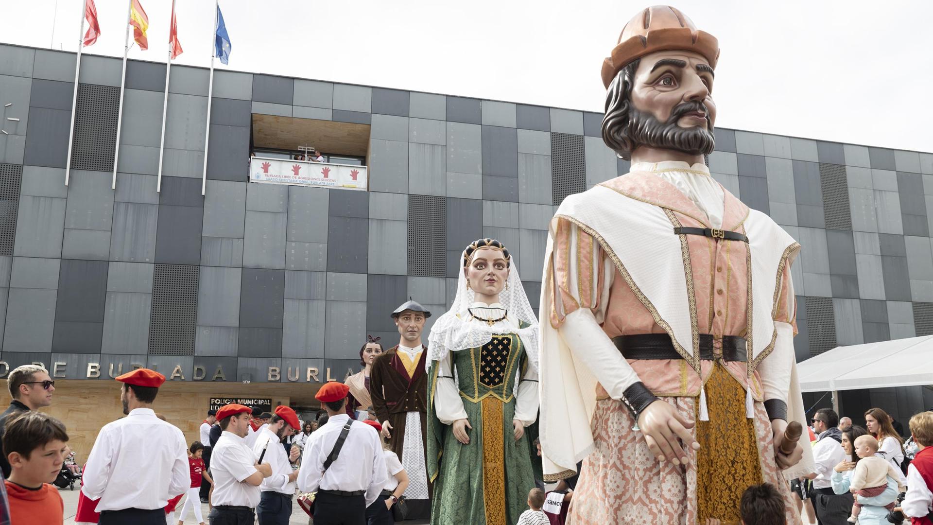 Chupinazo infantil en las fiestas de Burlada 2022
