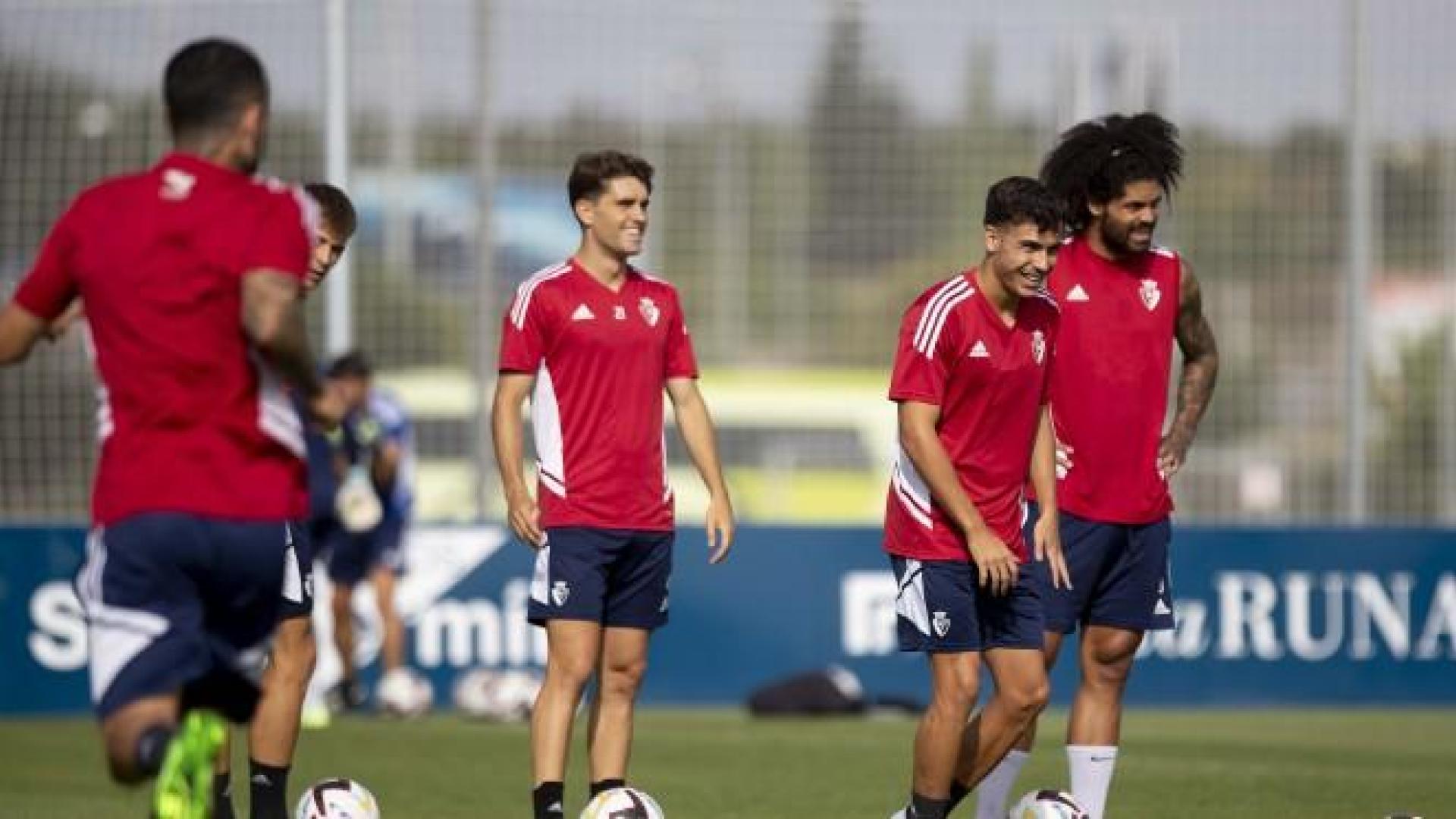 Entrenamiento de Osasuna este domingo en Tajonar