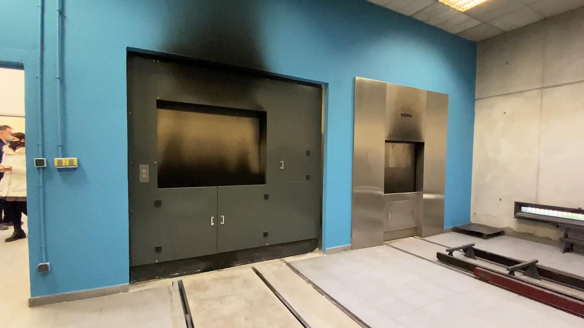 Imagen del segundo horno crematorio del cementerio de San José