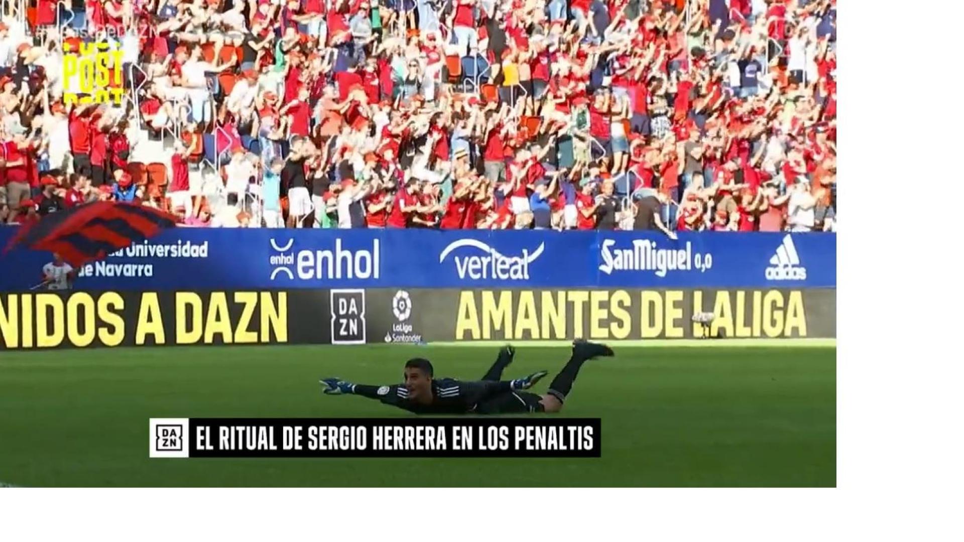 Sergio Herrera, tras sentir que Osasuna había marcado gol