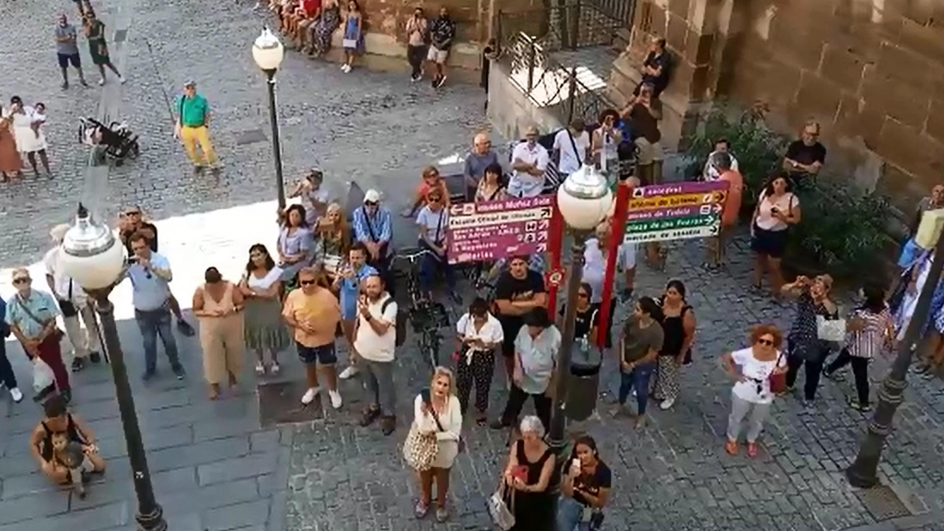 Vídeo del navarro Alberto Giménez Gilabert 'Byron' cantando en Tudela