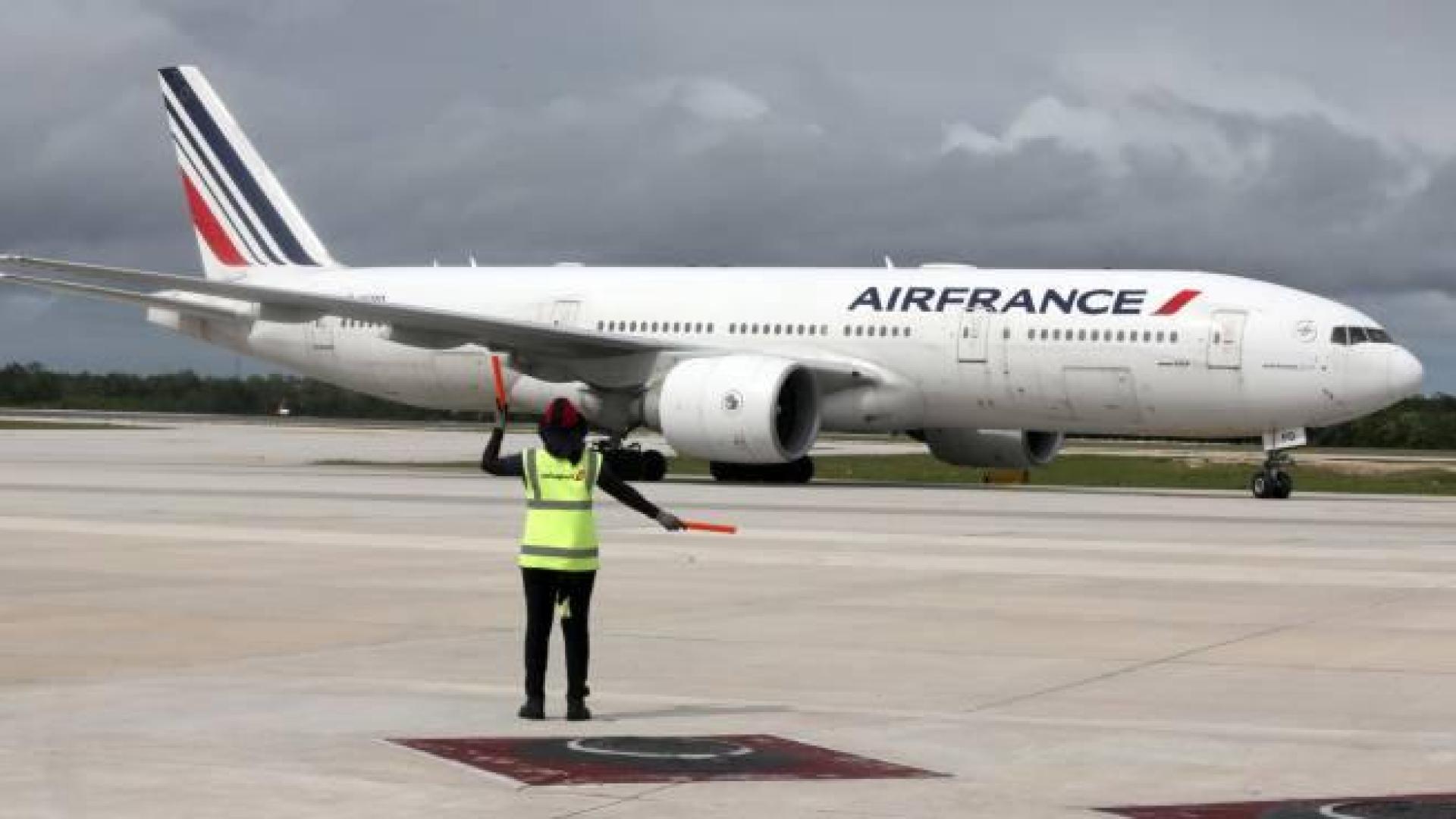 Un avión de la línea Air France