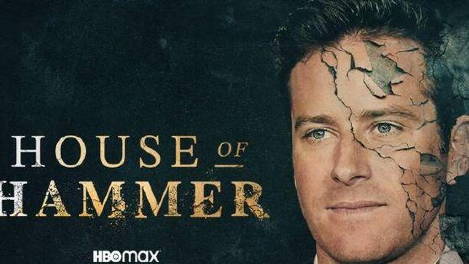 Cartel promocional de docuserie sobre Armie Hammer.