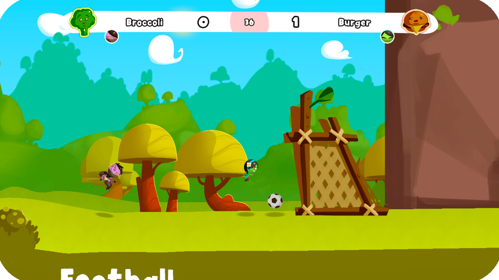 Partido de fútbol en el videojuego ‘Narona Sports’