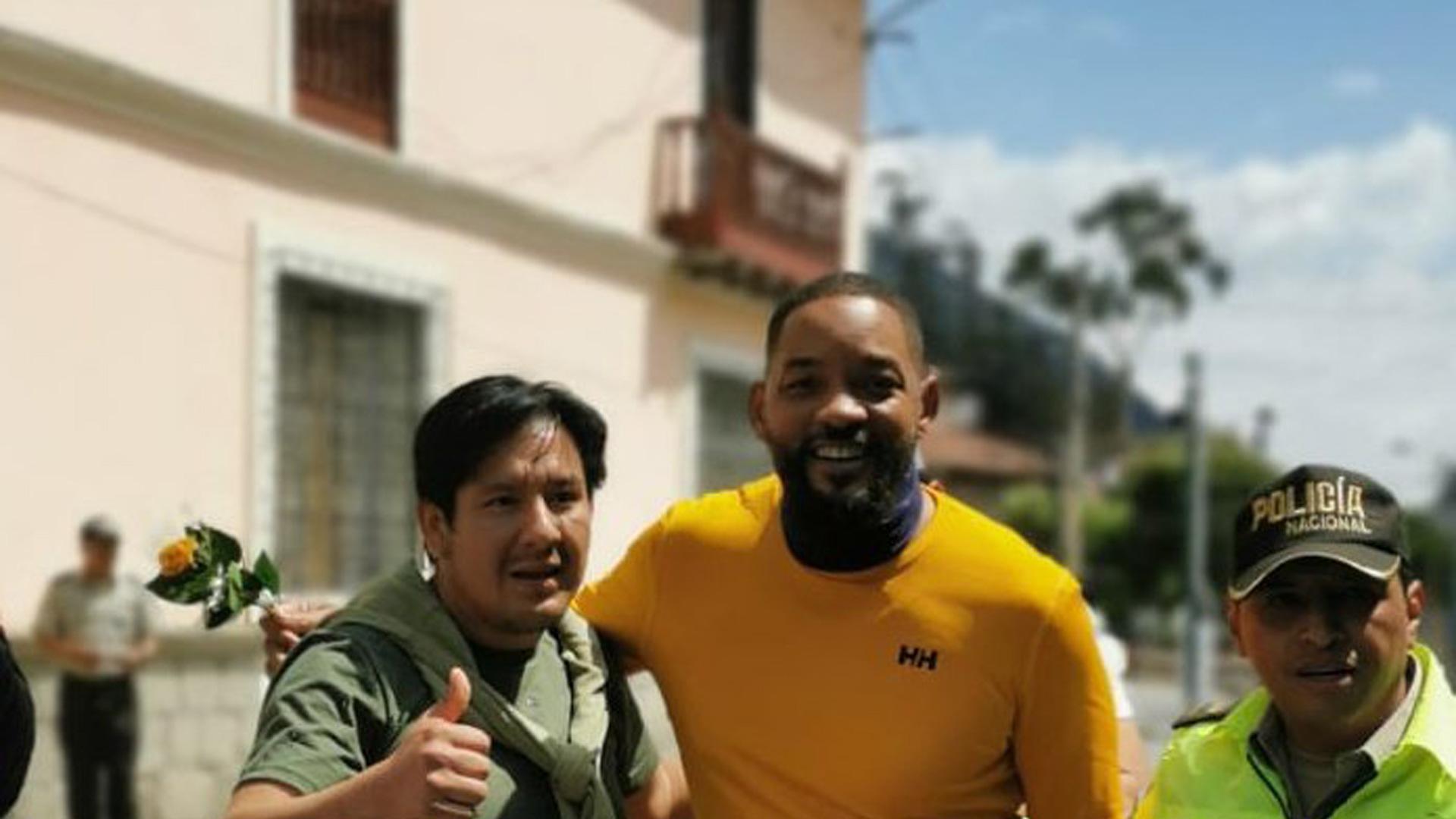 Will Smith alborota un pueblo de Andes de Ecuador