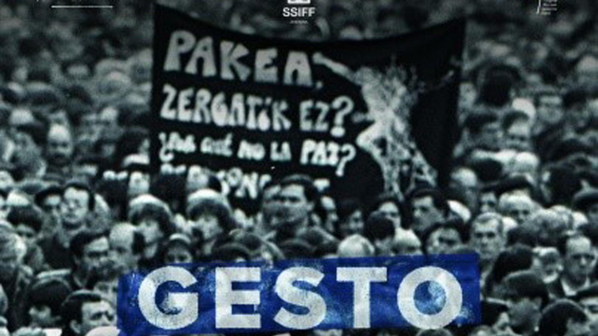 Cartel del documental "Gesto".
