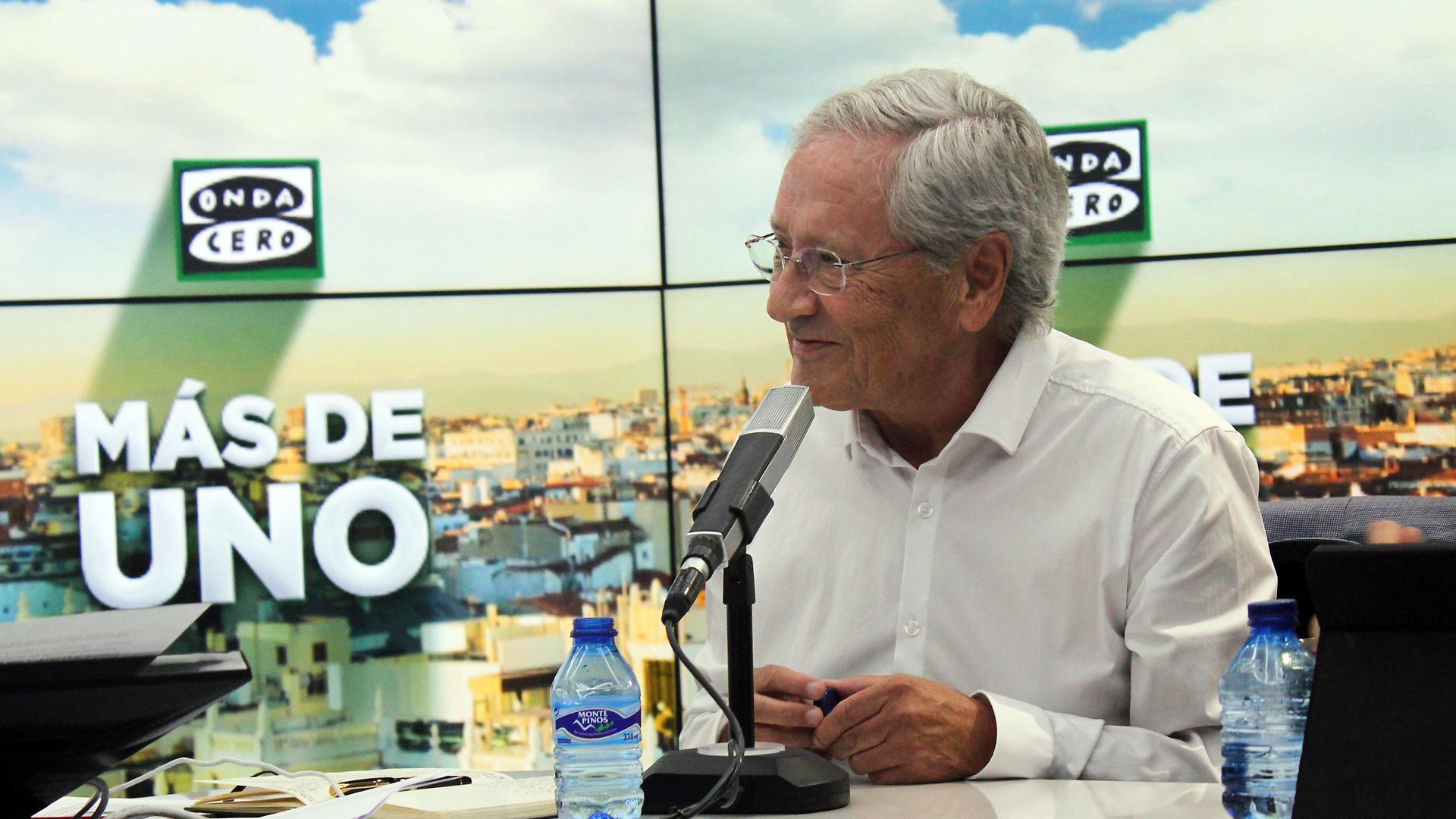 Fernando Ónega, este jueves en el programa Más de Uno de Onda Cero
