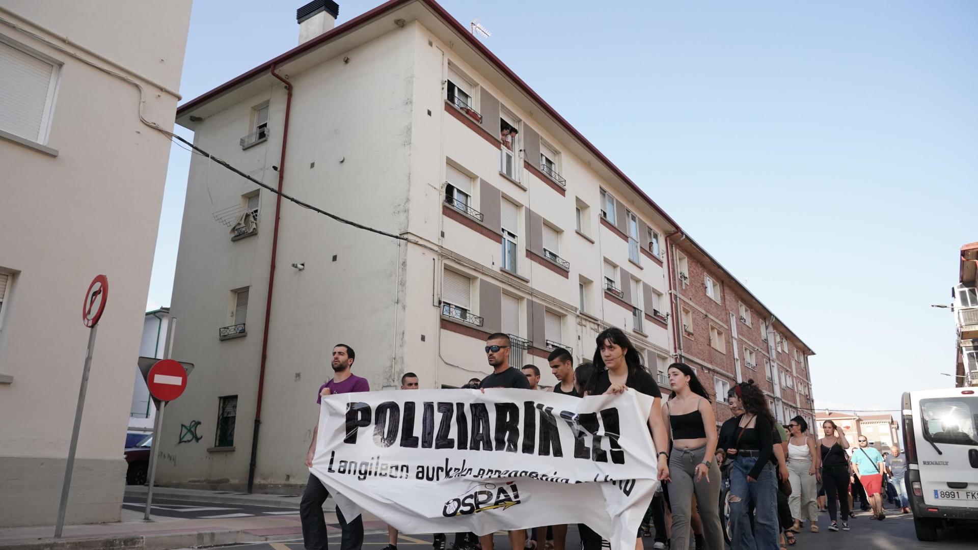 Manifestación del Ospa Eguna 2022 en Alsasua