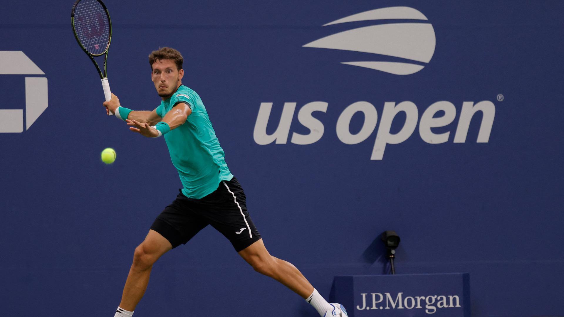 El tenista español Pablo Carreño, durante el partido del Abierto de Estados Unidos que le enfrentó al ruso Karen Khachanov