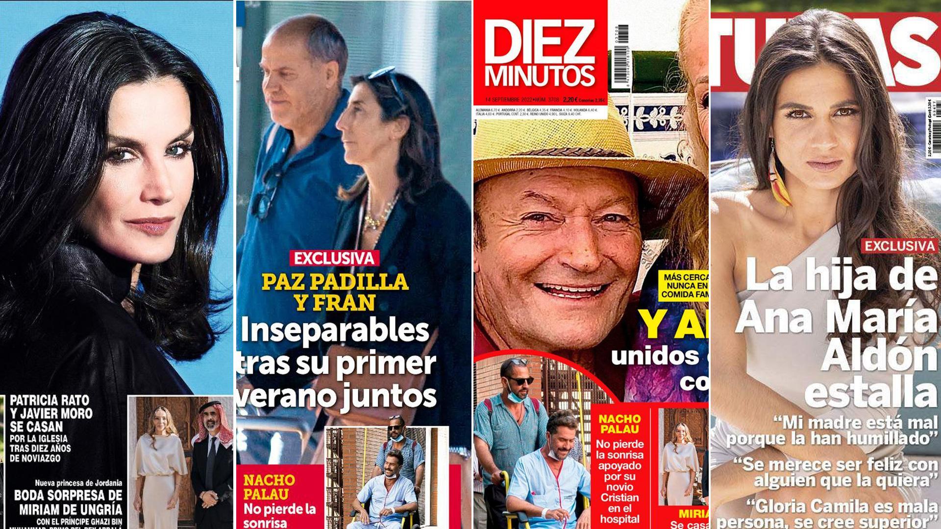 Portadas de las revistas del corazón de este miércoles 7 de septiembre